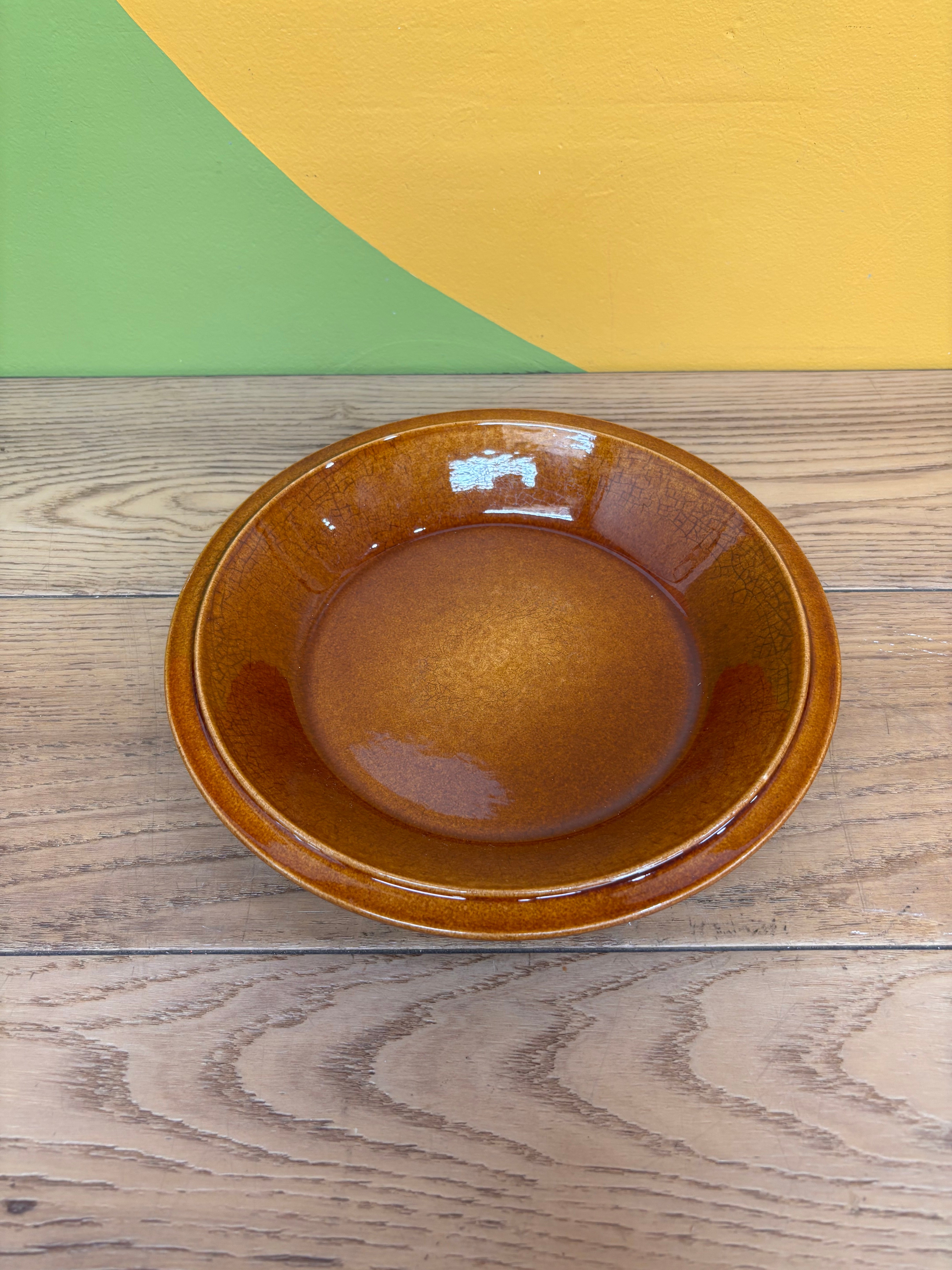 Ceramic Pumpkin Pie Dish