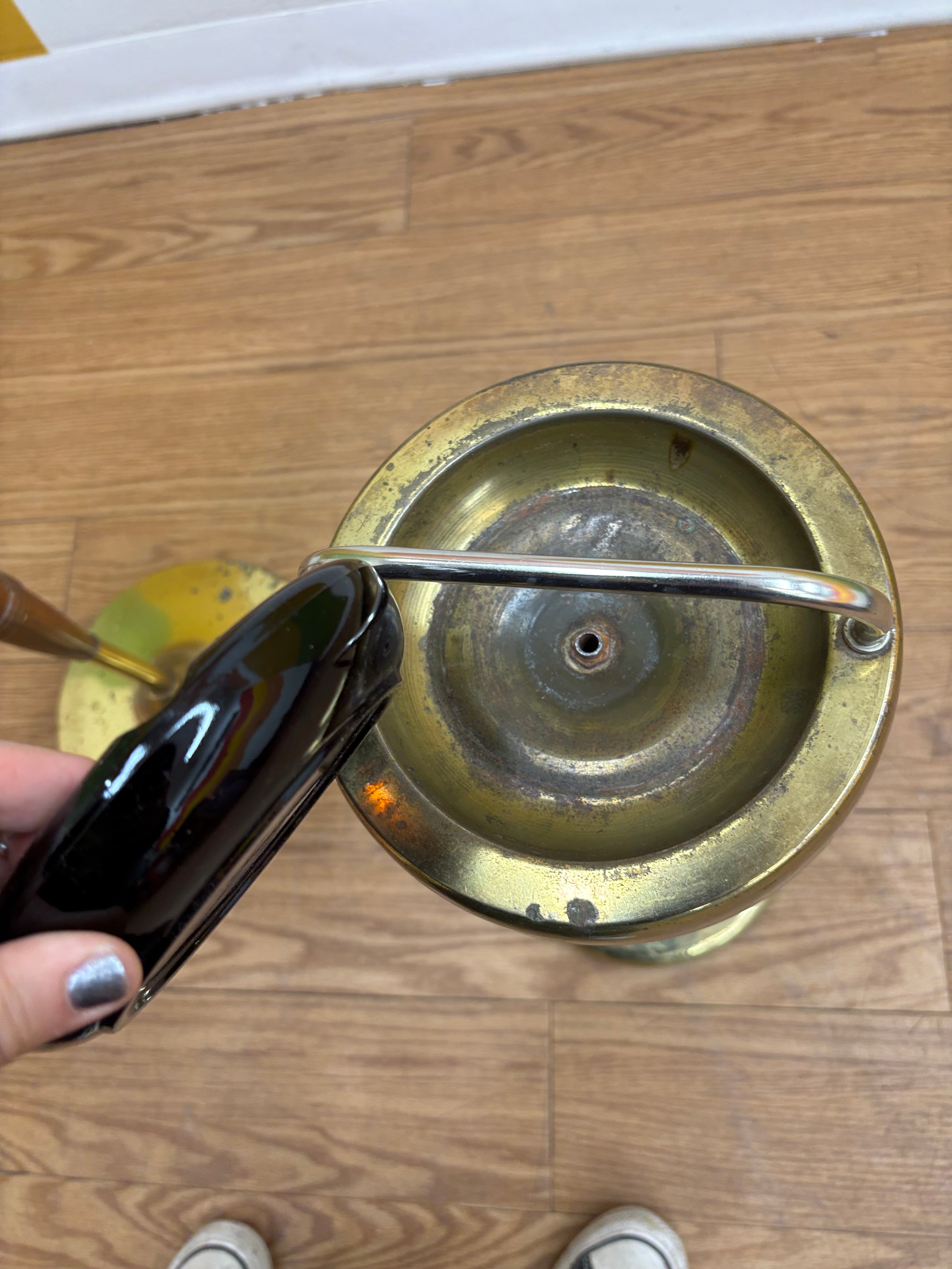(2) Standing Ashtrays