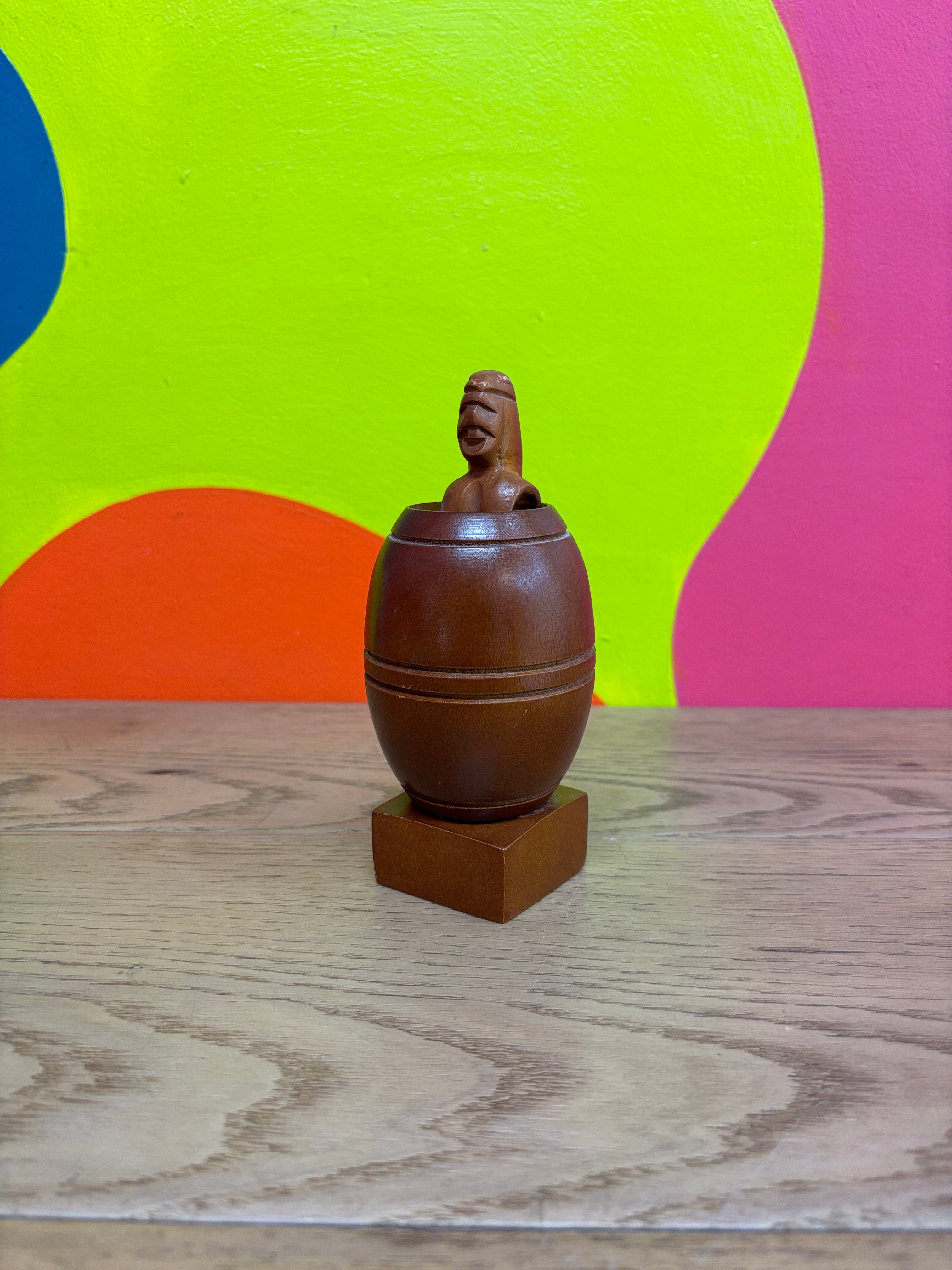 Wood Barrel Man Gag Gift