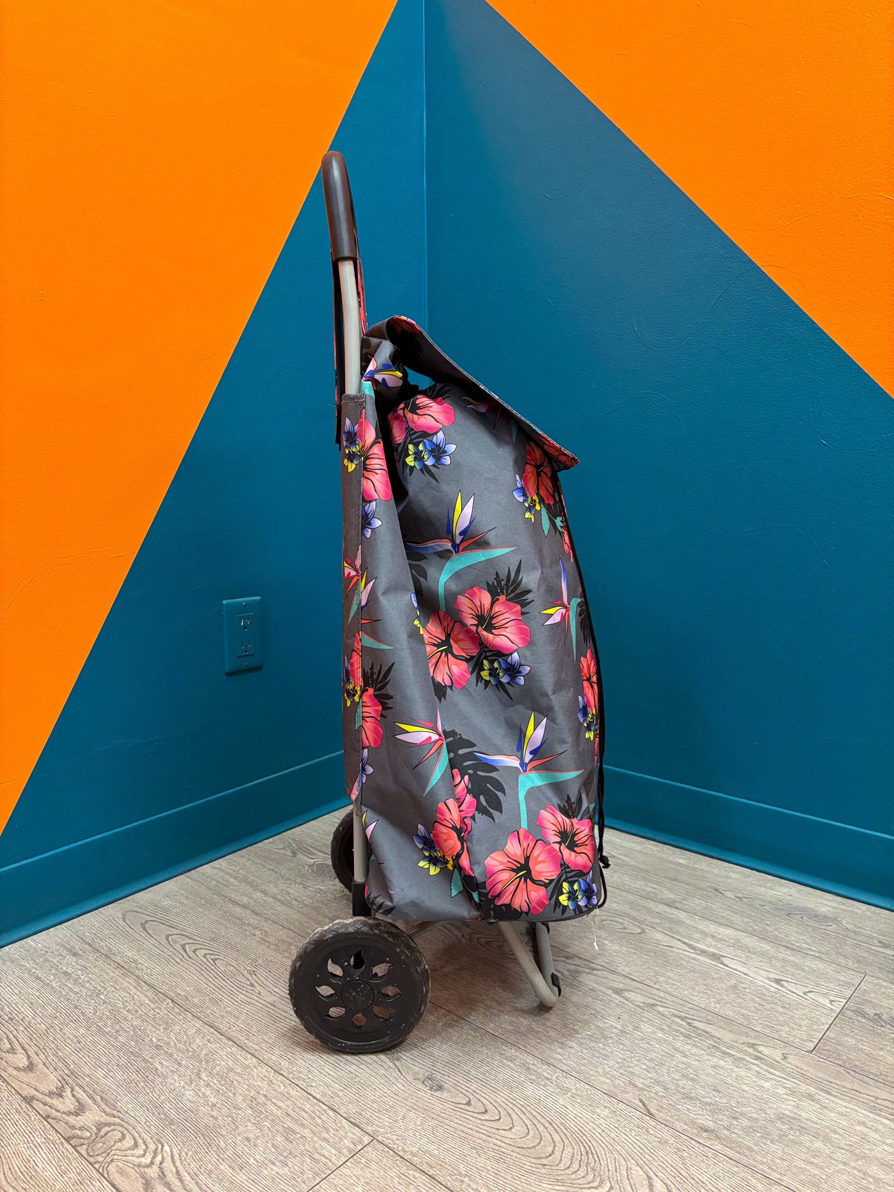 Floral Trolley Cart