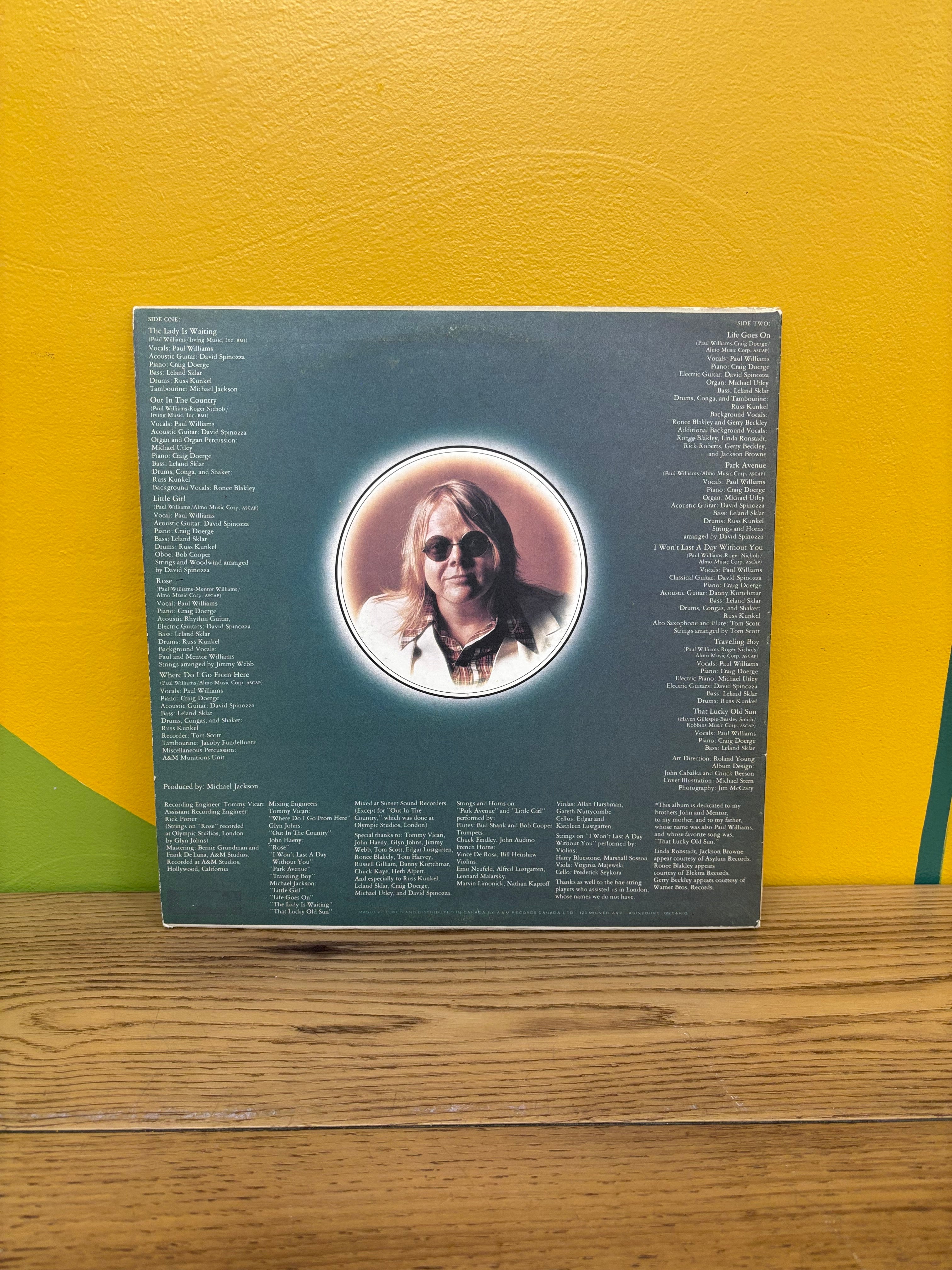 Paul Williams Vinyl – Life Goes On