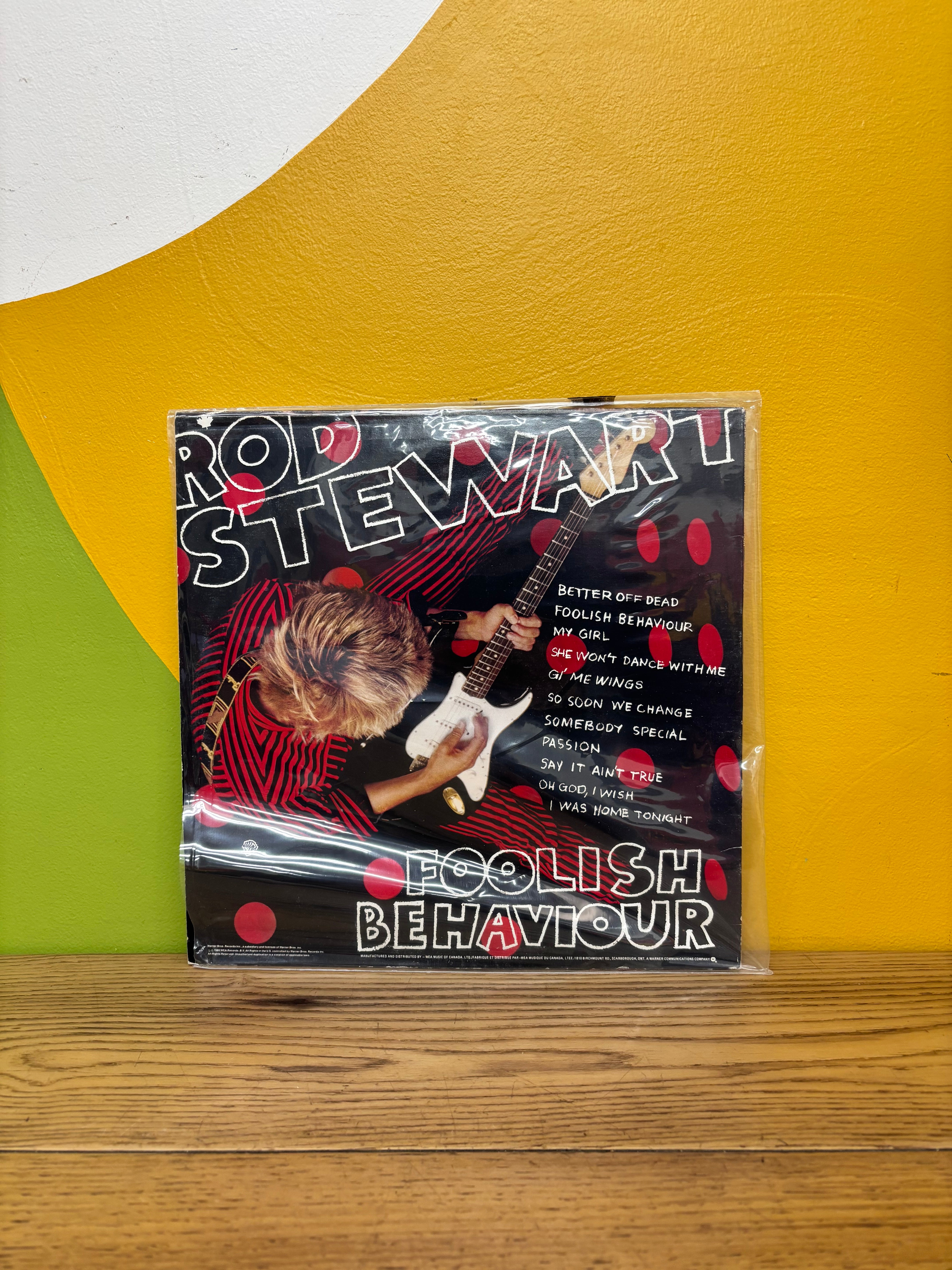 Foolish Behaviour by Rod Stewart Vinyl 1980