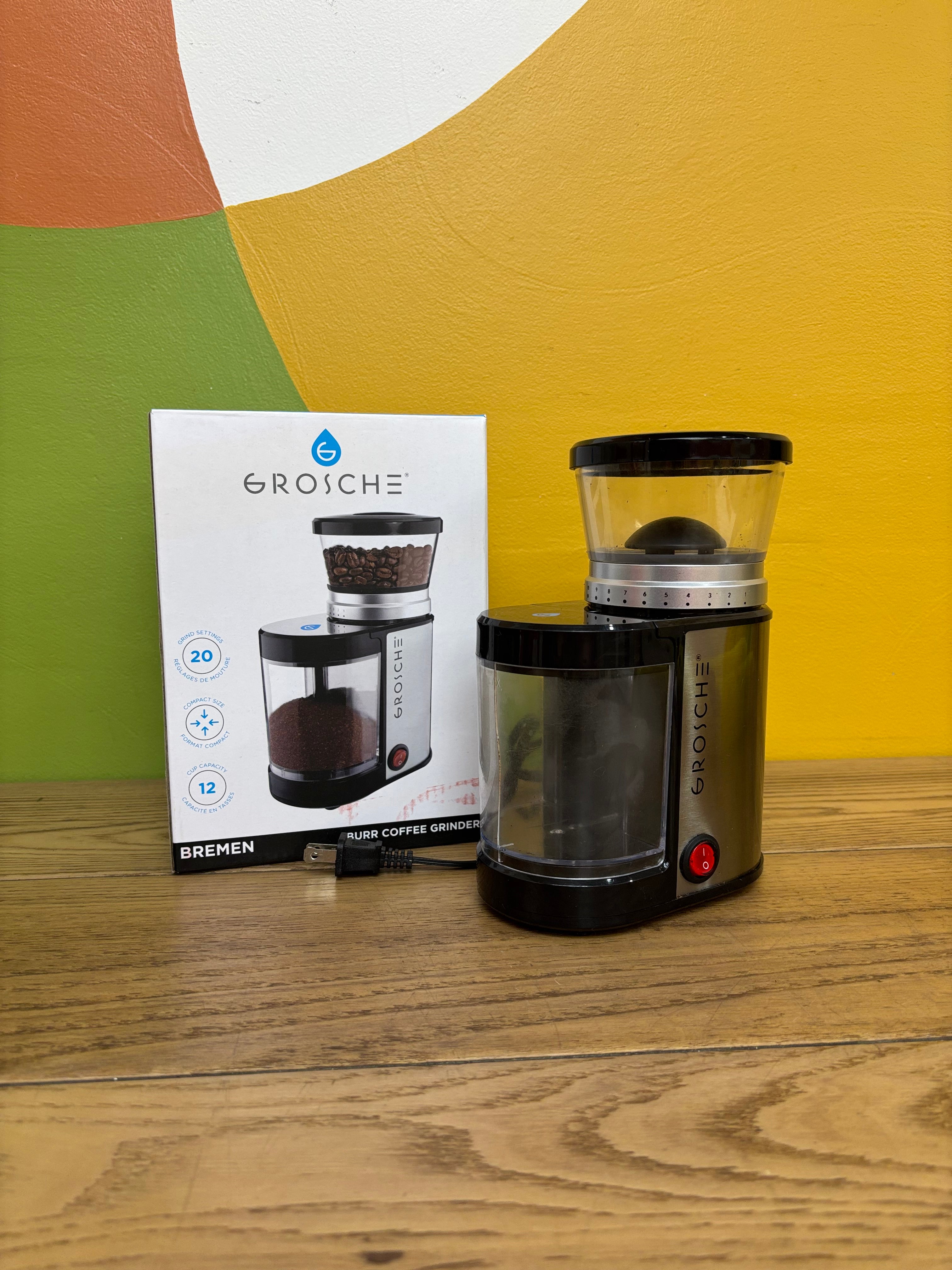 Grosche Bremen Burr Electric Coffee Grinder