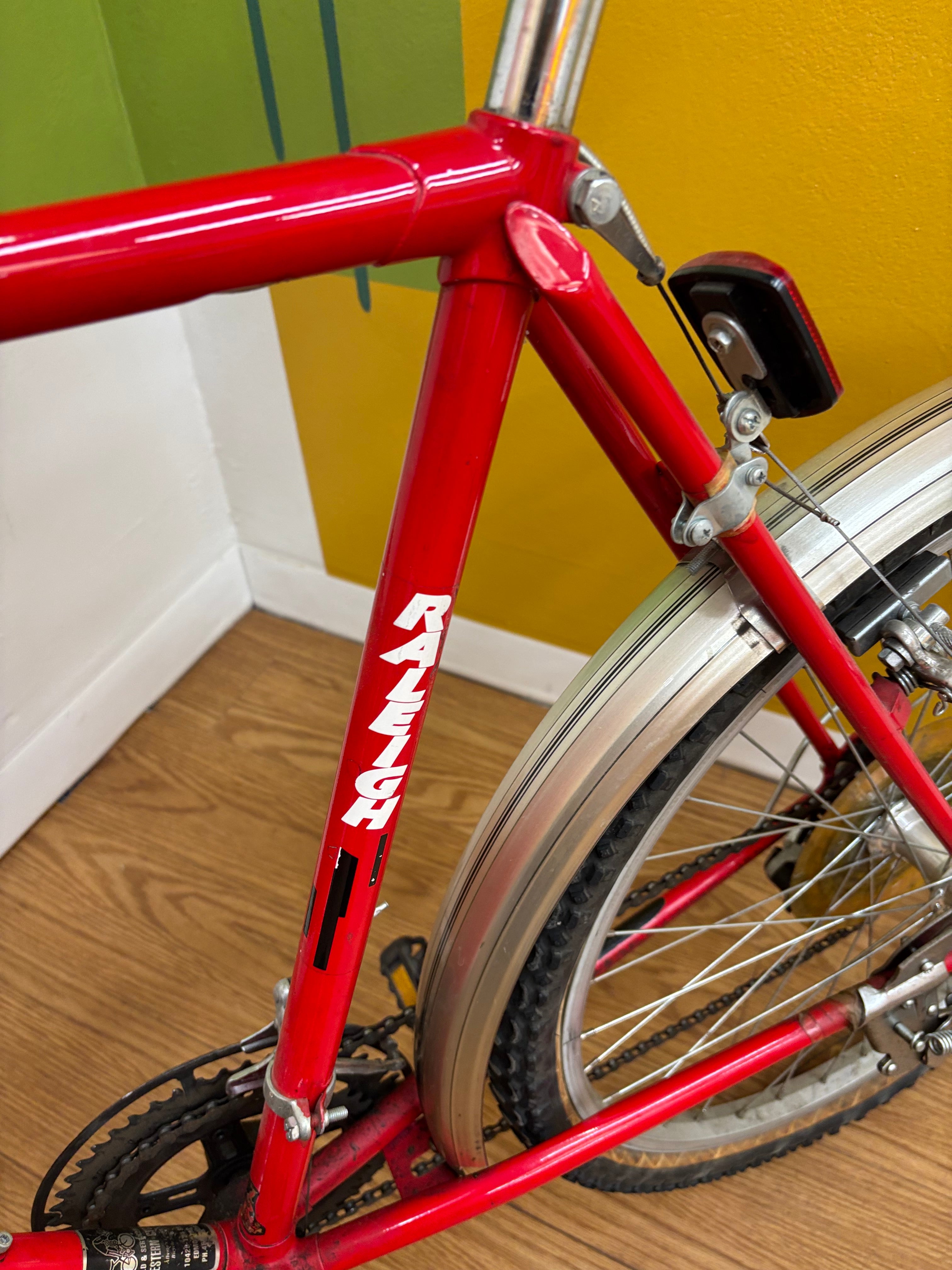 Red Raleigh Ozark Bicycle