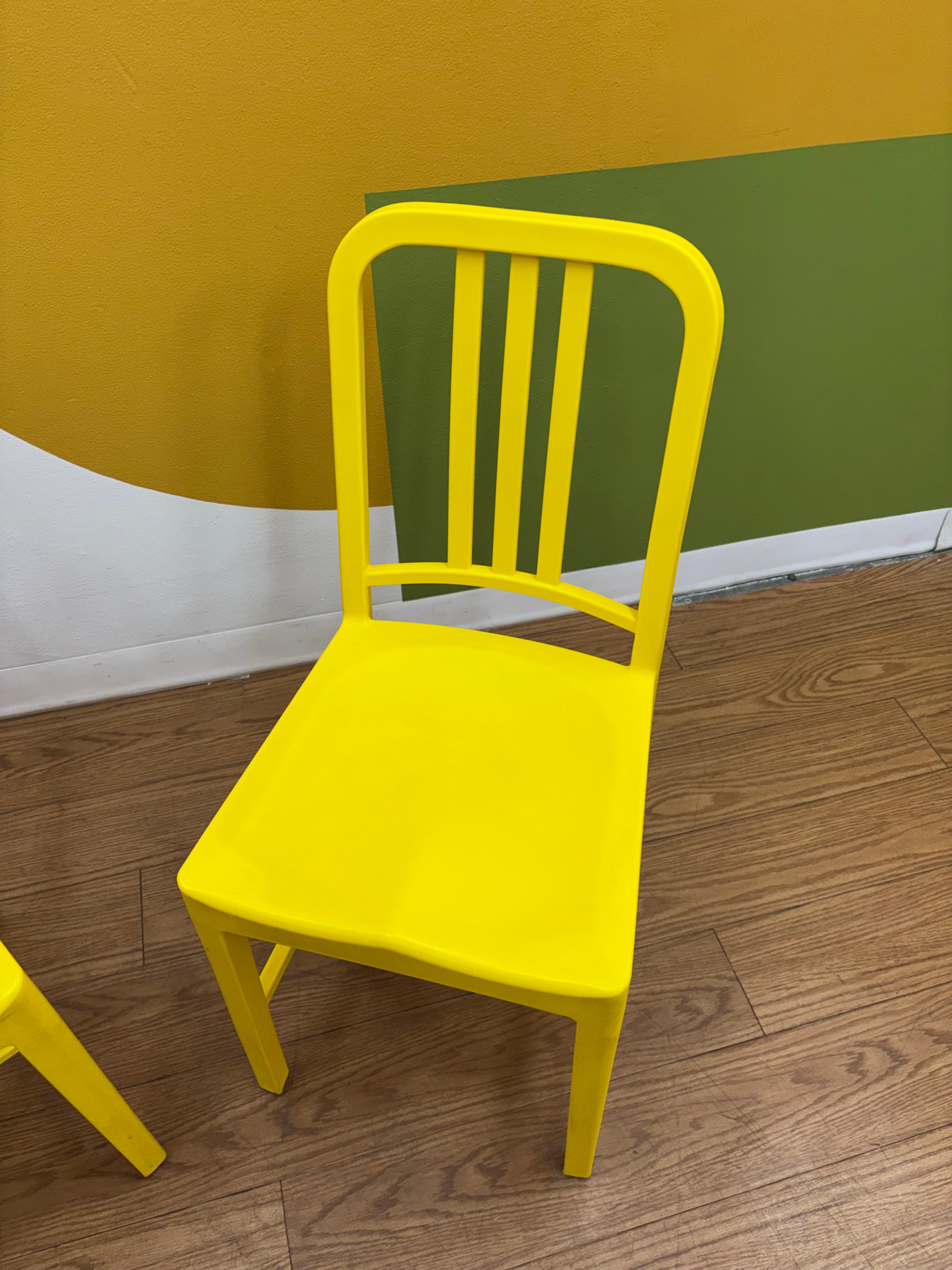 (2) Yellow Chairs