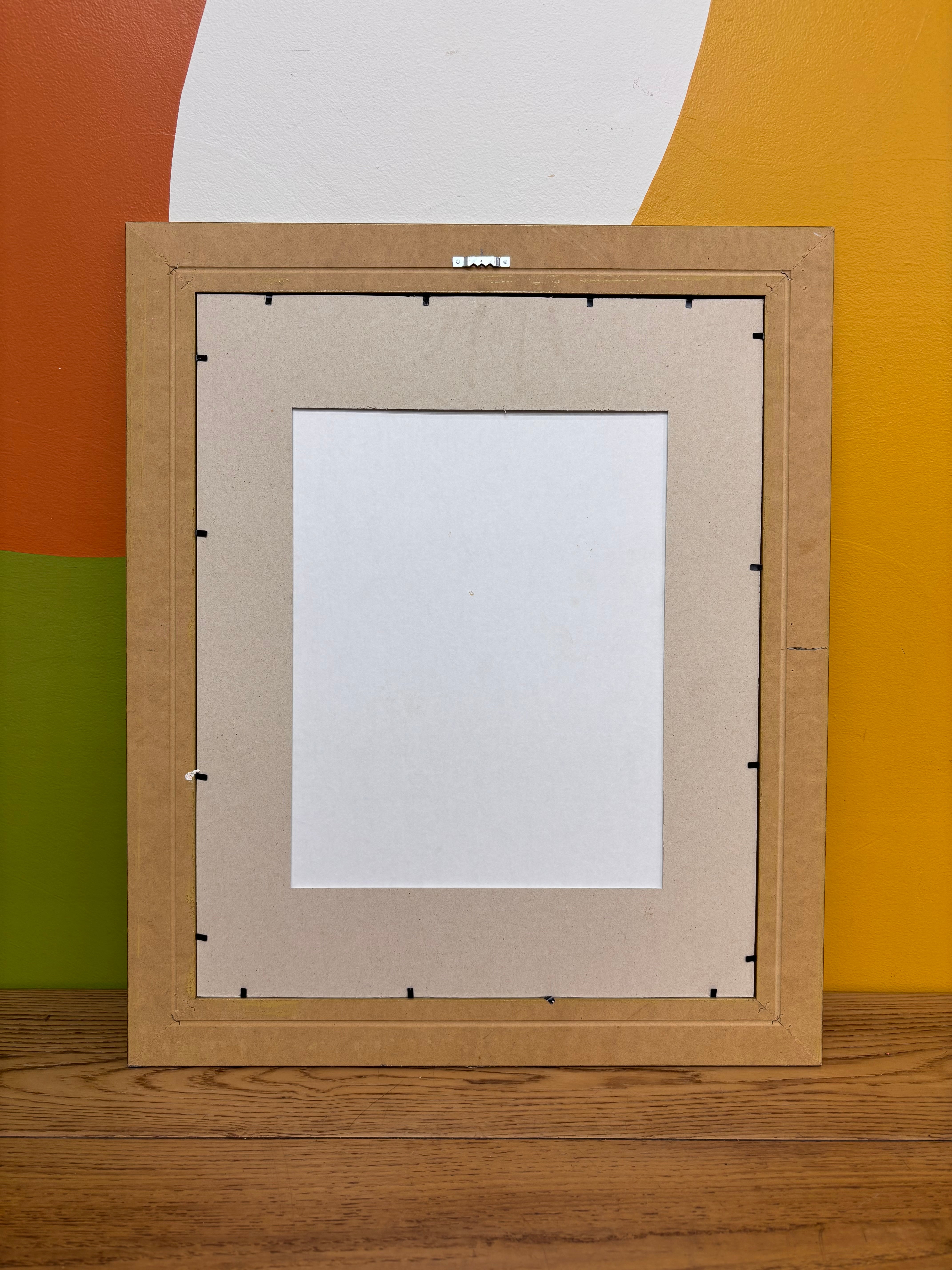 Framed Cat Painting