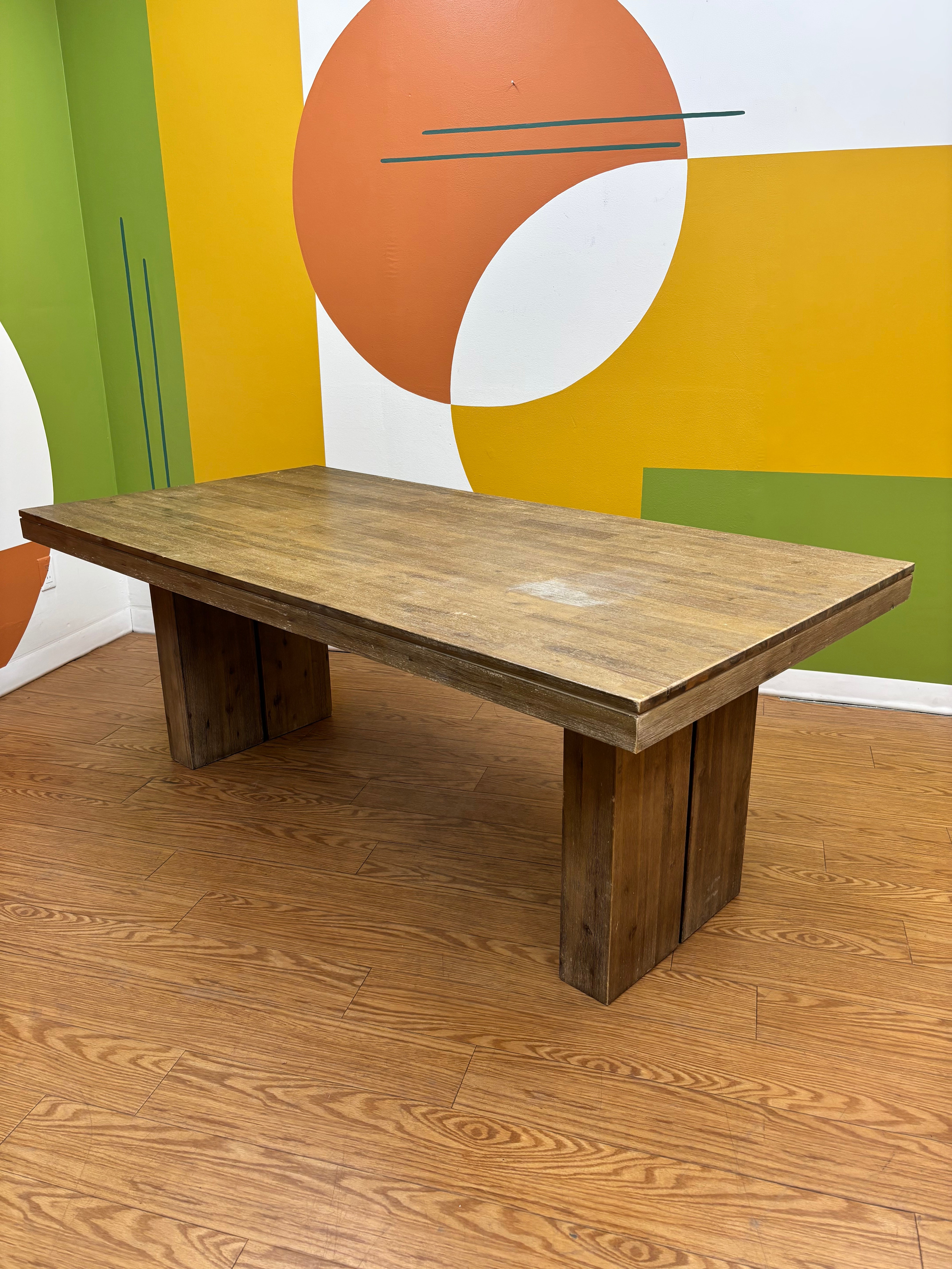 Large Wood Dining Table