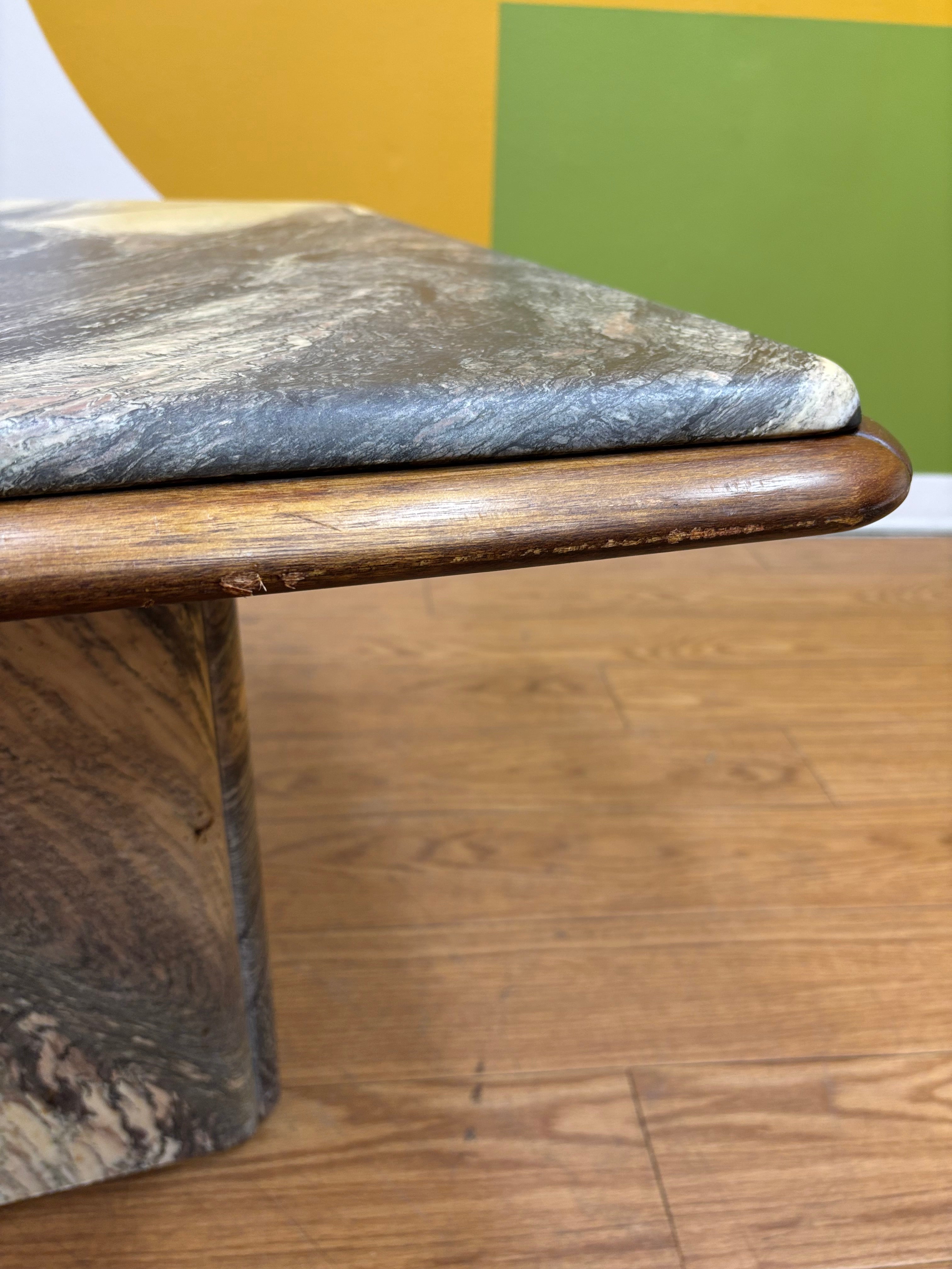 Square Marble Top Coffee Table