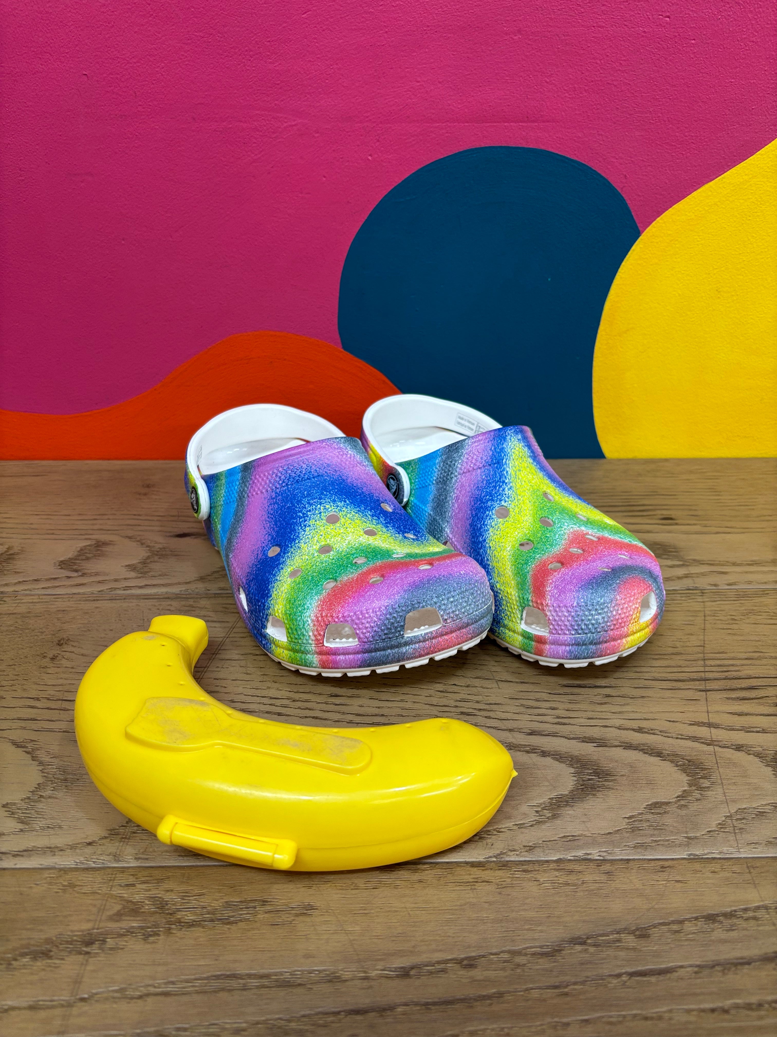 Spray Dye Clog Crocs (M6/W8)