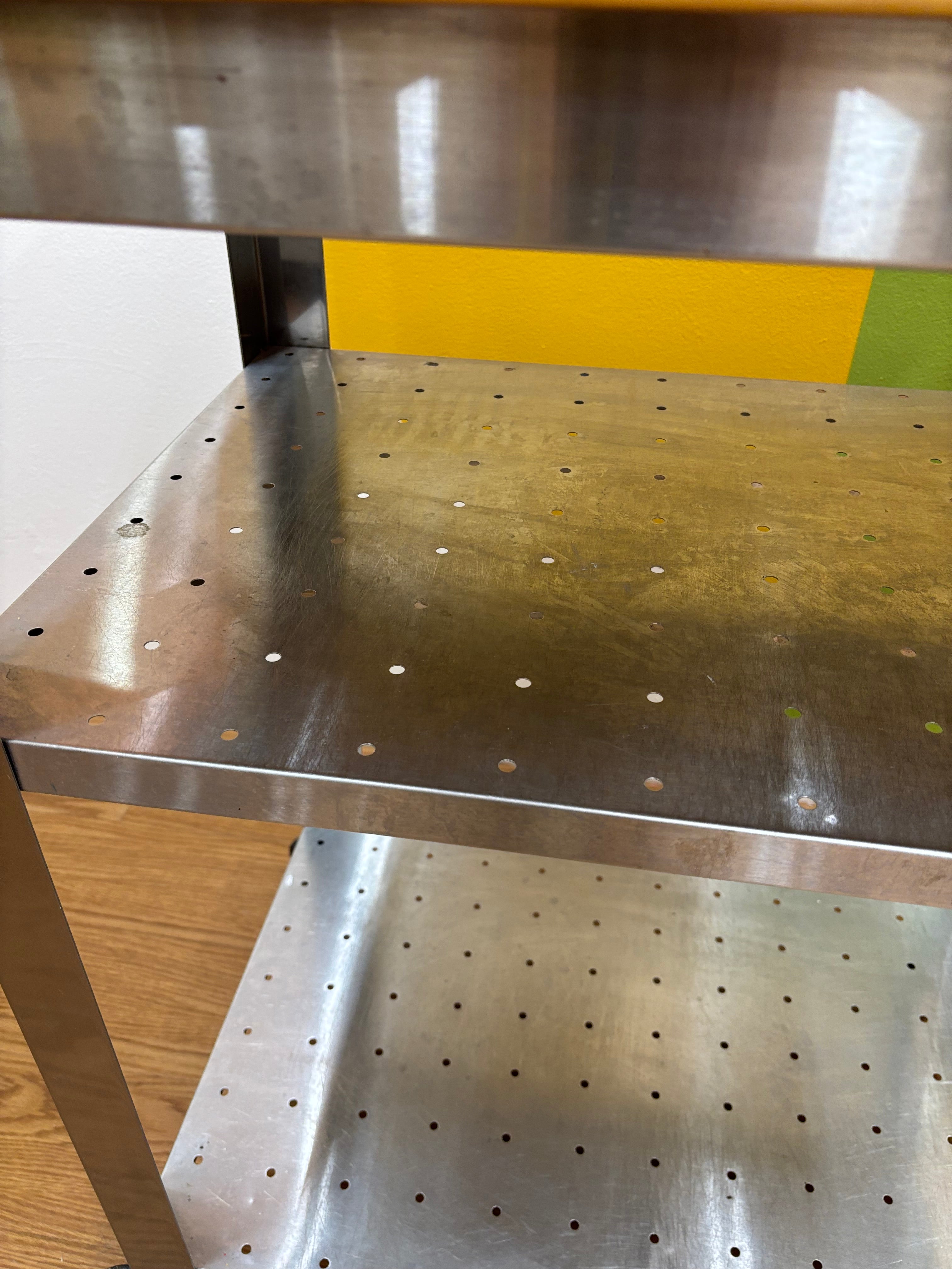 Stainless Steel Rolling Kitchen Cart