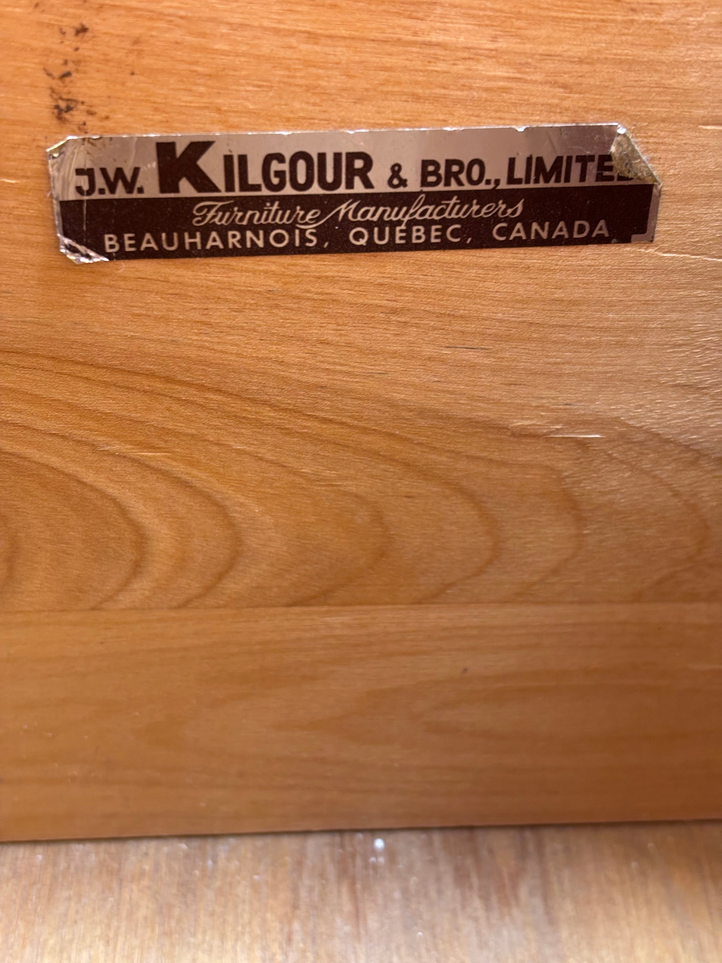 Wood 6 Drawer Dresser (J.W Kilgour & Bro.)