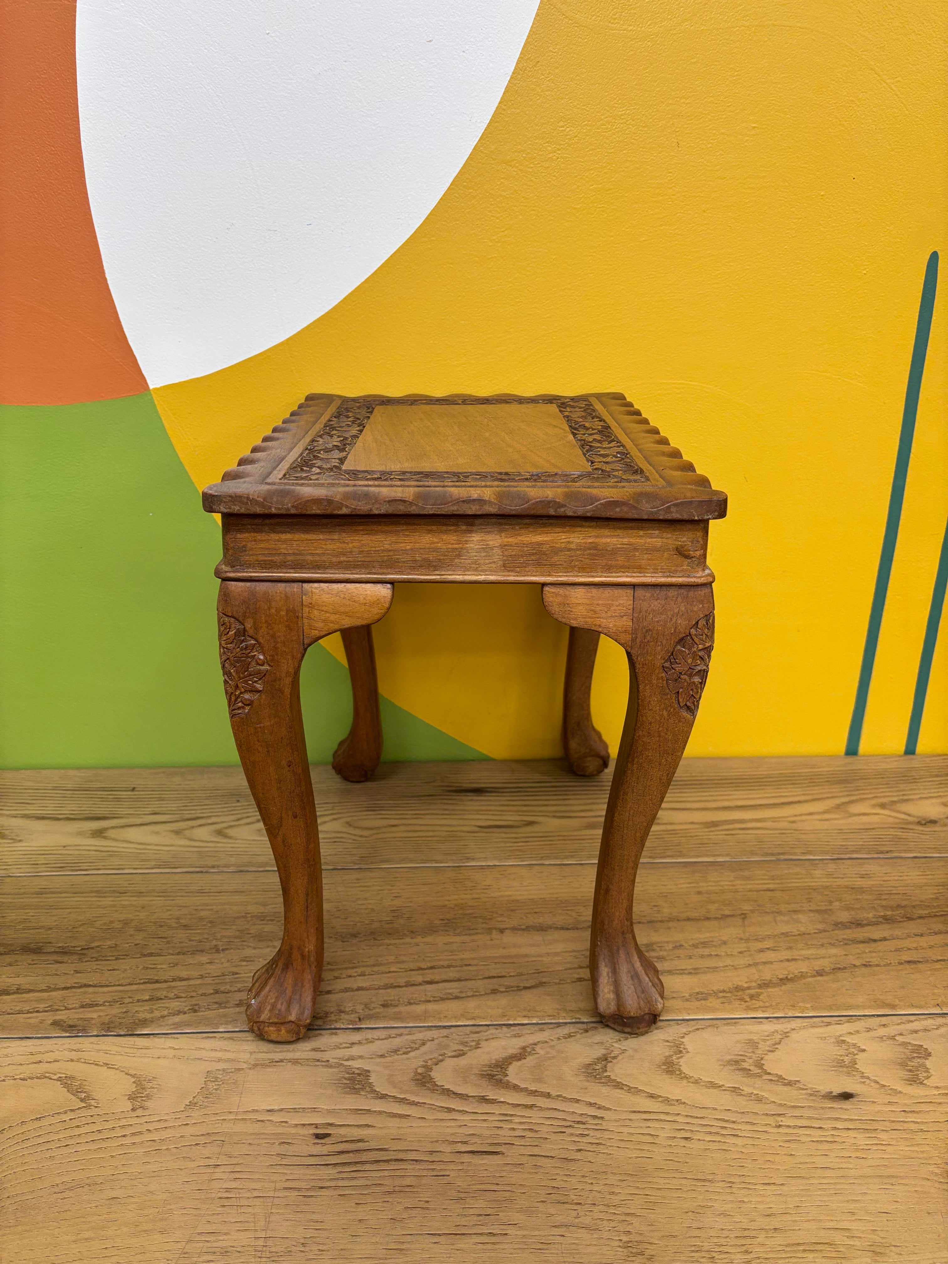 Small Wood Side Table