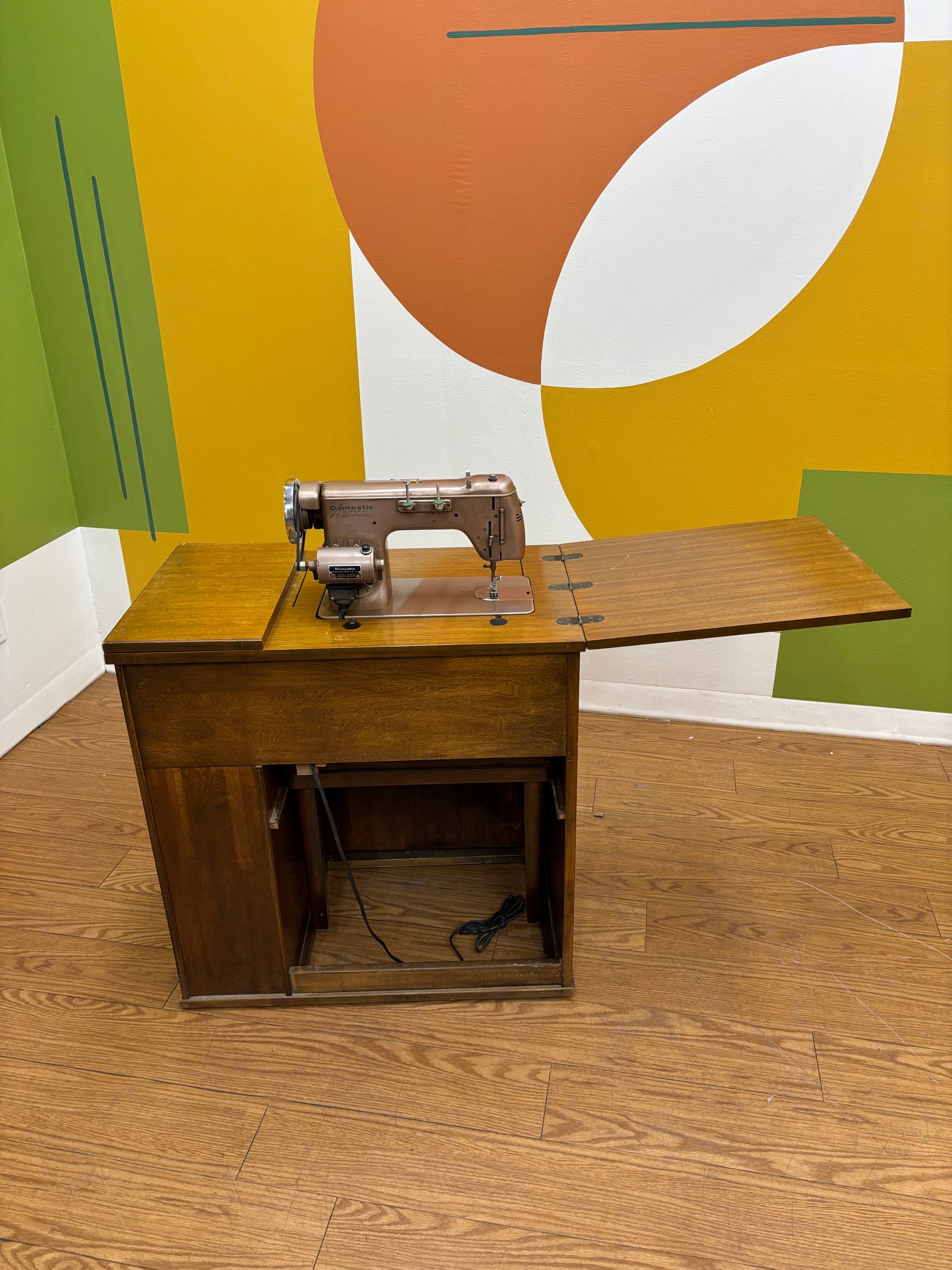 Domestic Imperial Automatic Sewing Machine Cabinet
