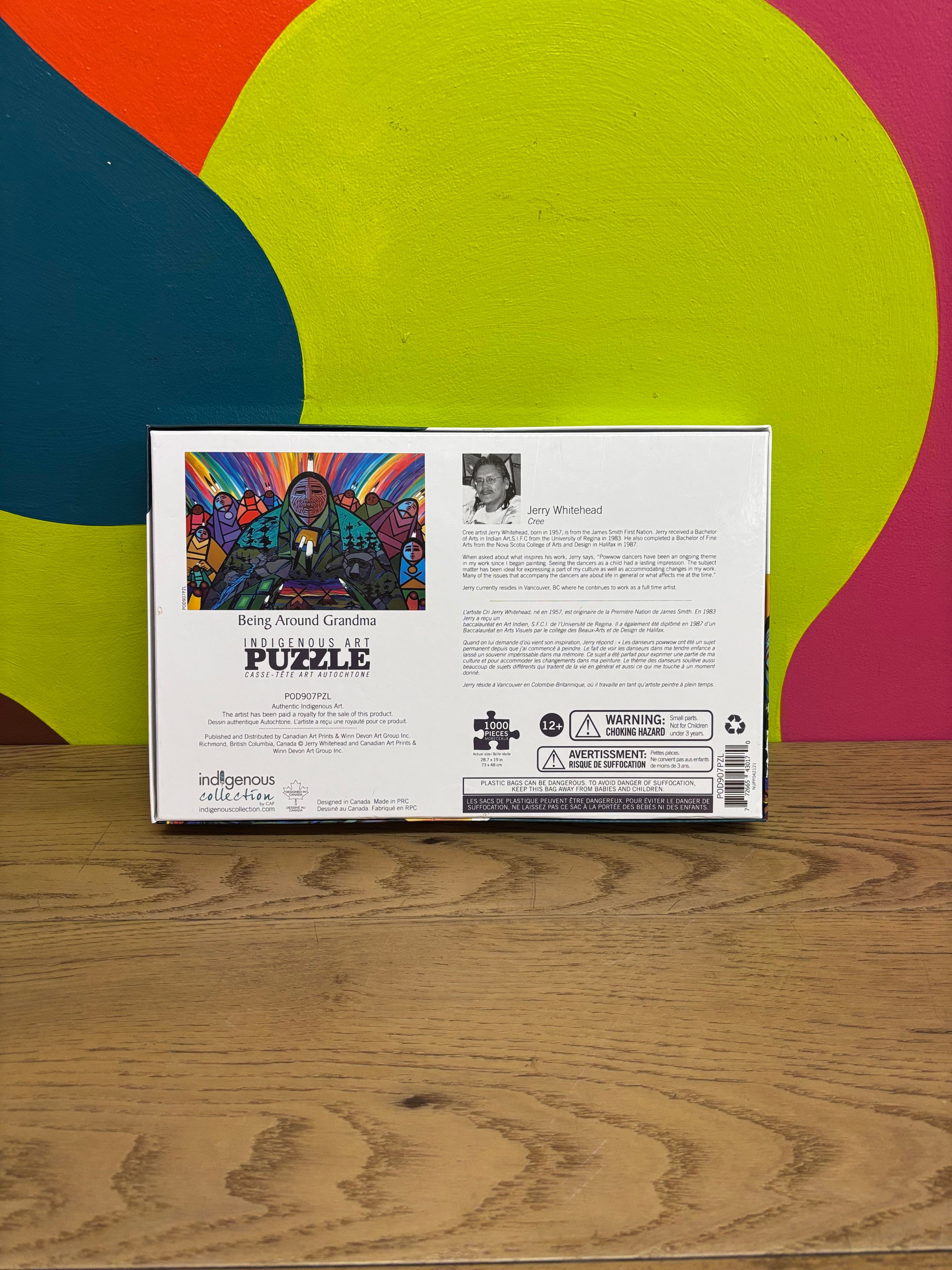 1000 Piece Puzzle "Being Around Grandma"