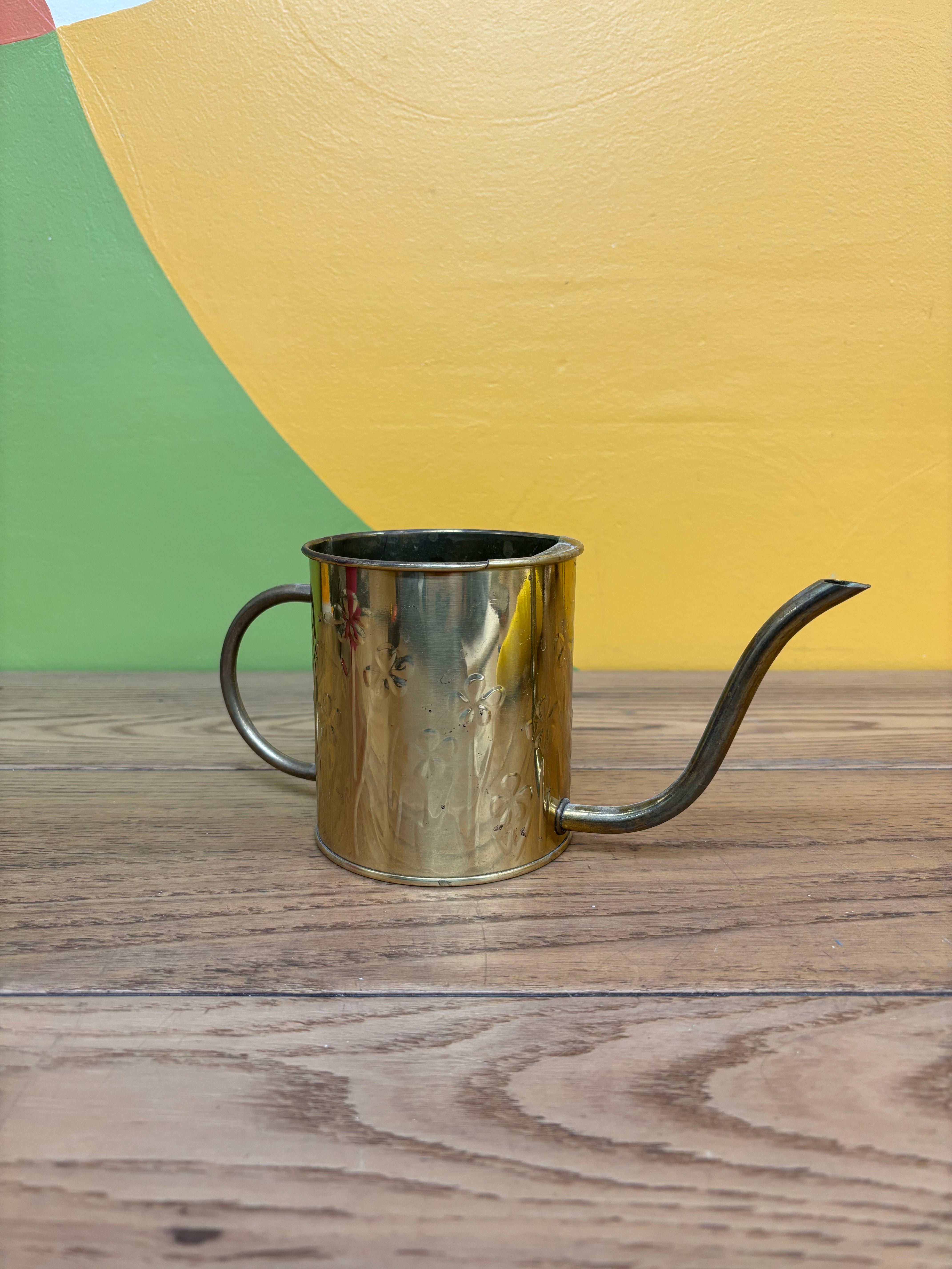 Gold Metal Watering Can