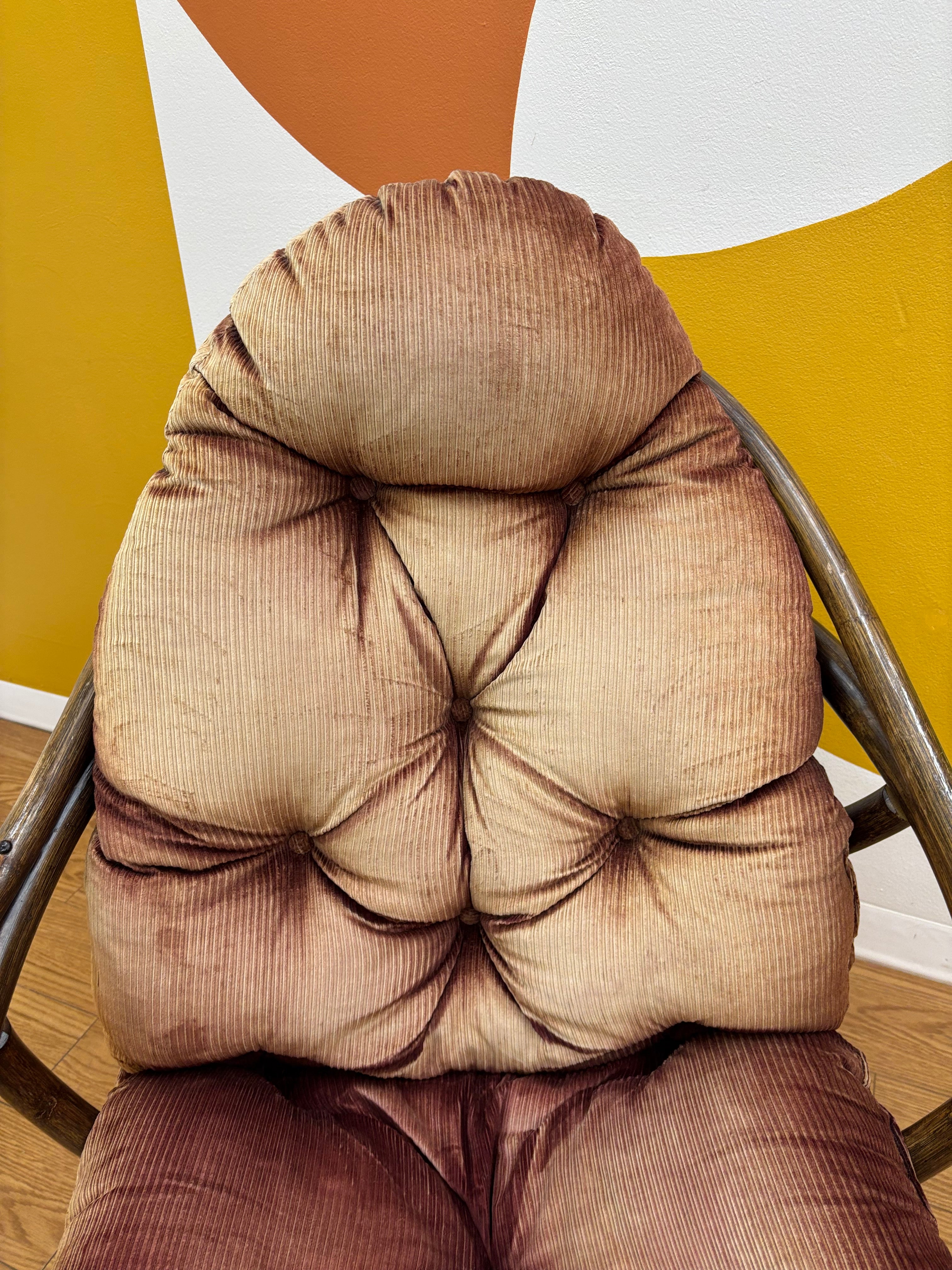 Rattan Swivel Egg Chair #1