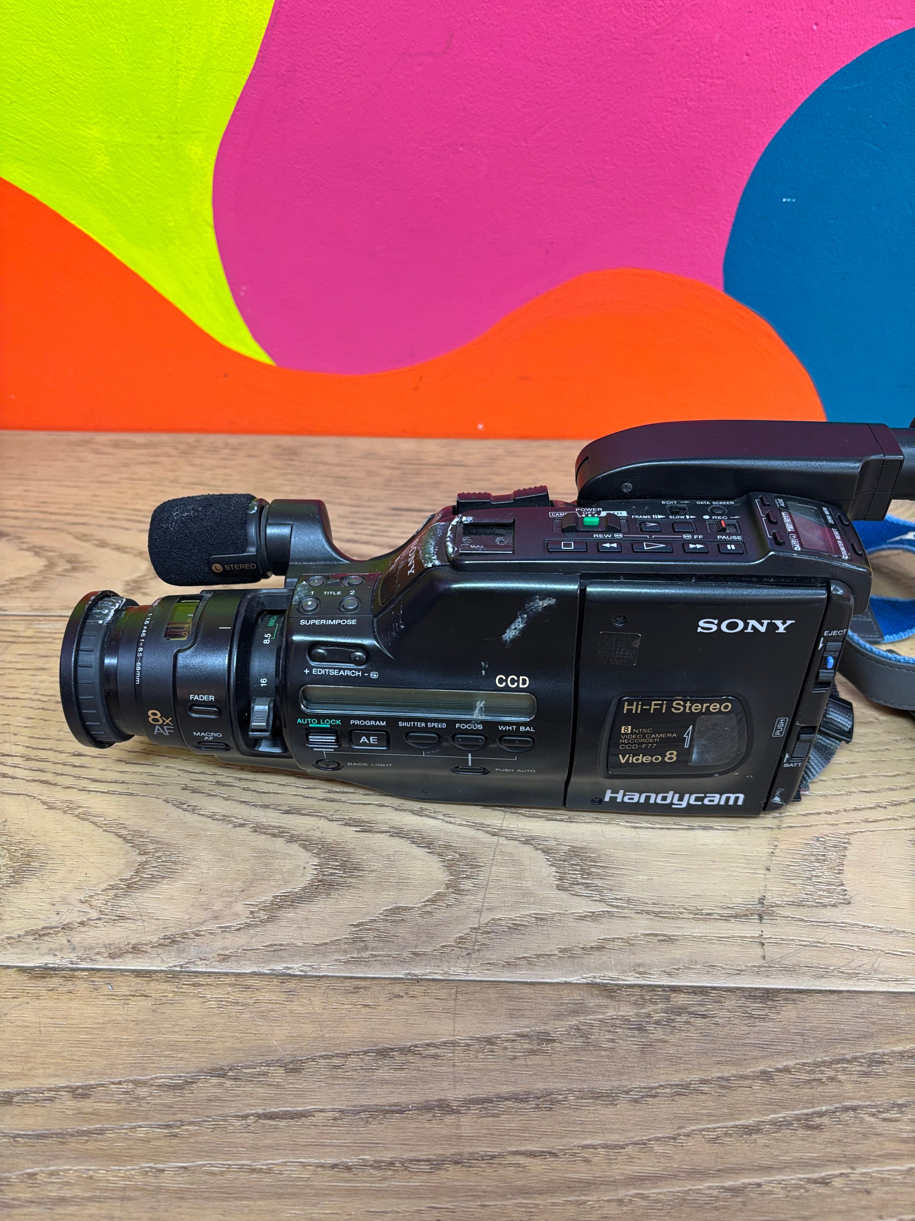 Sony Handycam Video 8 Camcorder (CCD-F77)