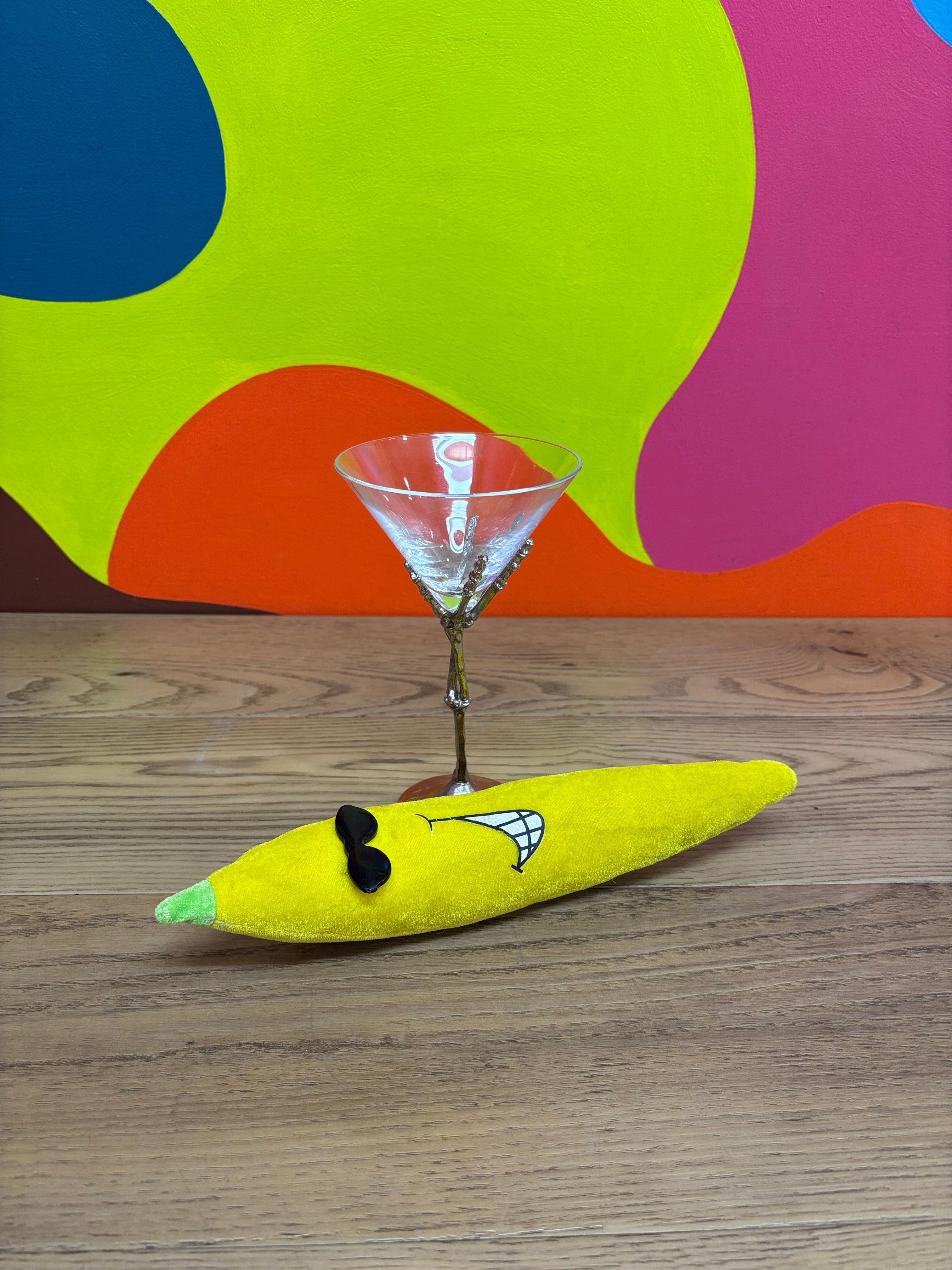 Skeleton Hand Martini Glass