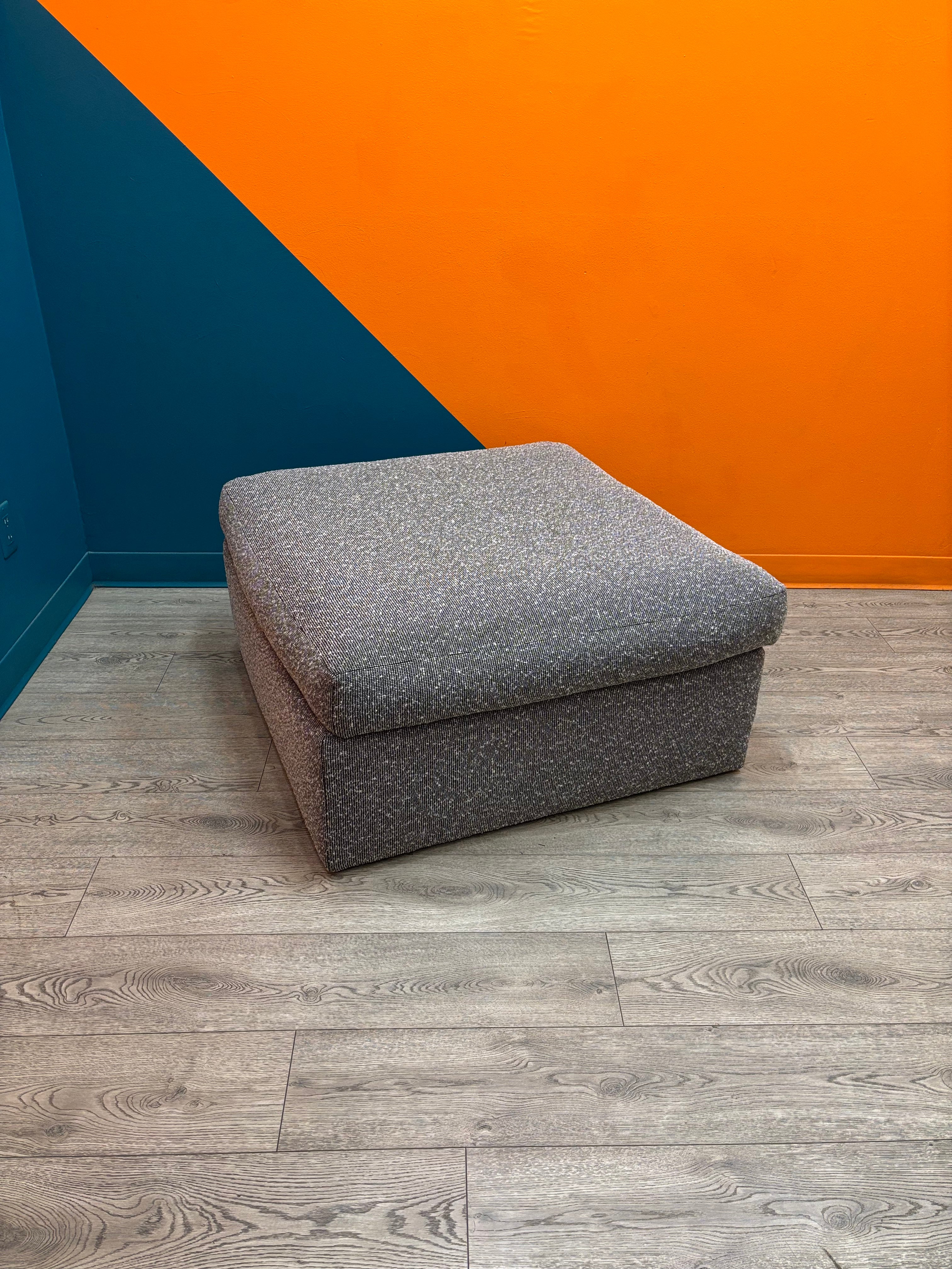 Large Fabric Ottoman