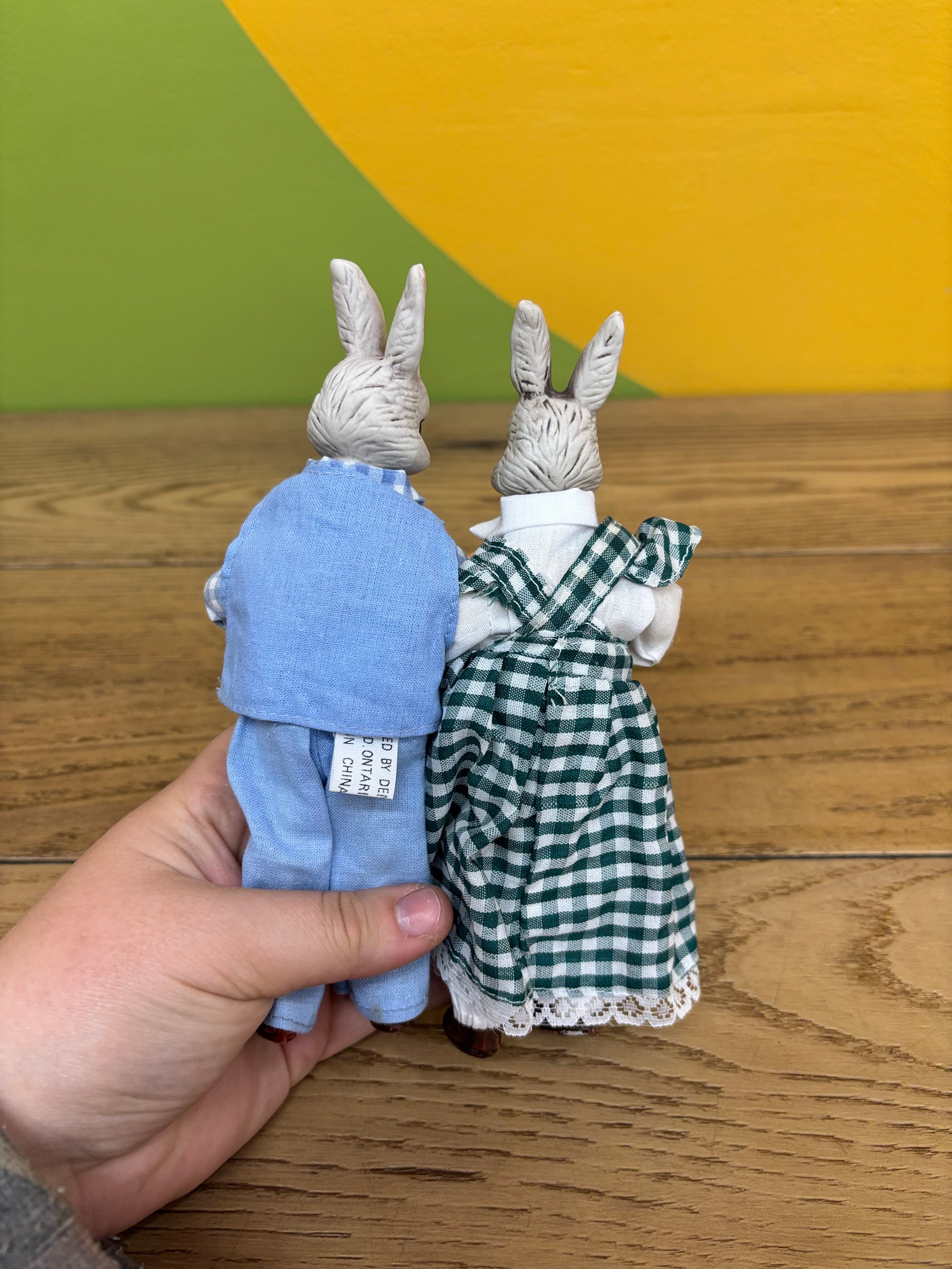 Porcelain Bunny Figurines