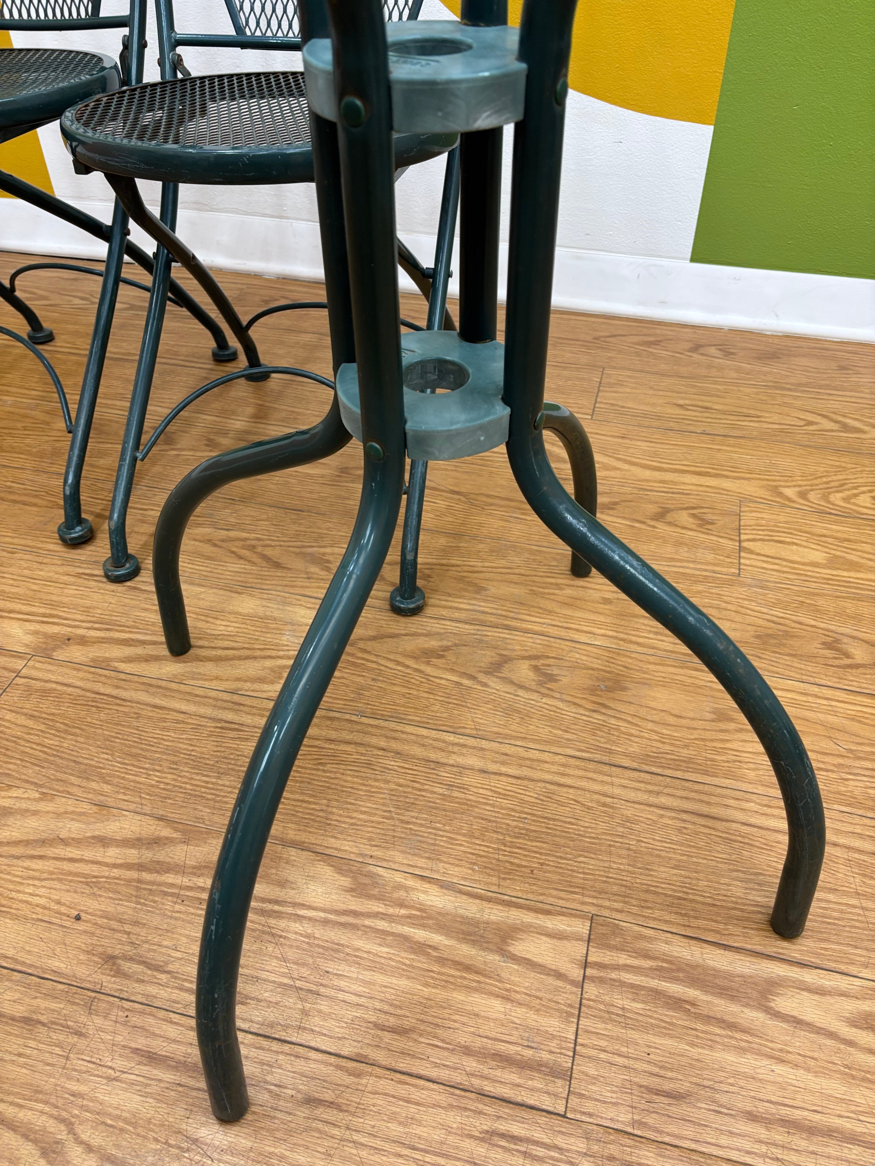 3 Piece Green Bistro Set