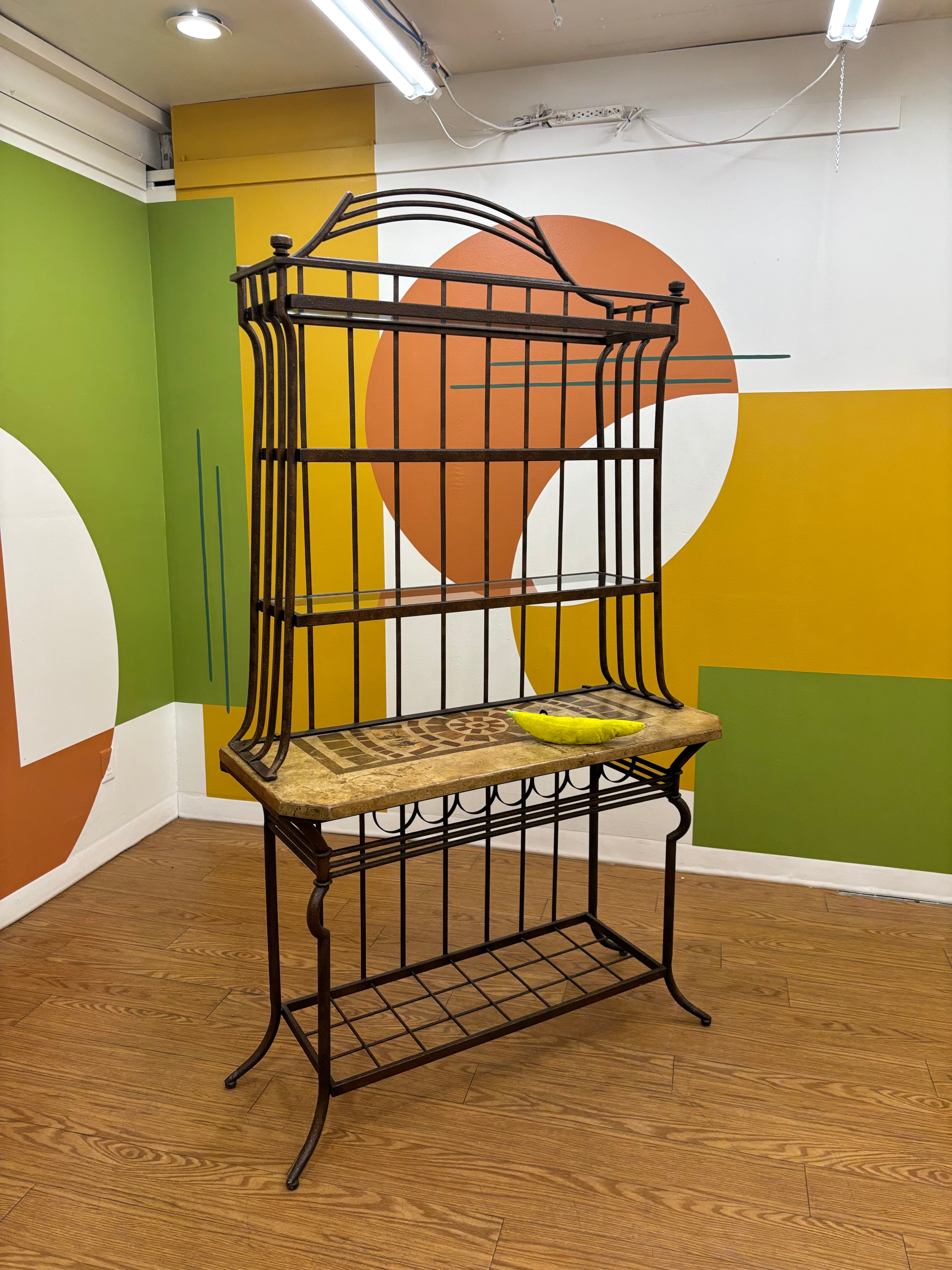 Wrought Iron Bakers Rack