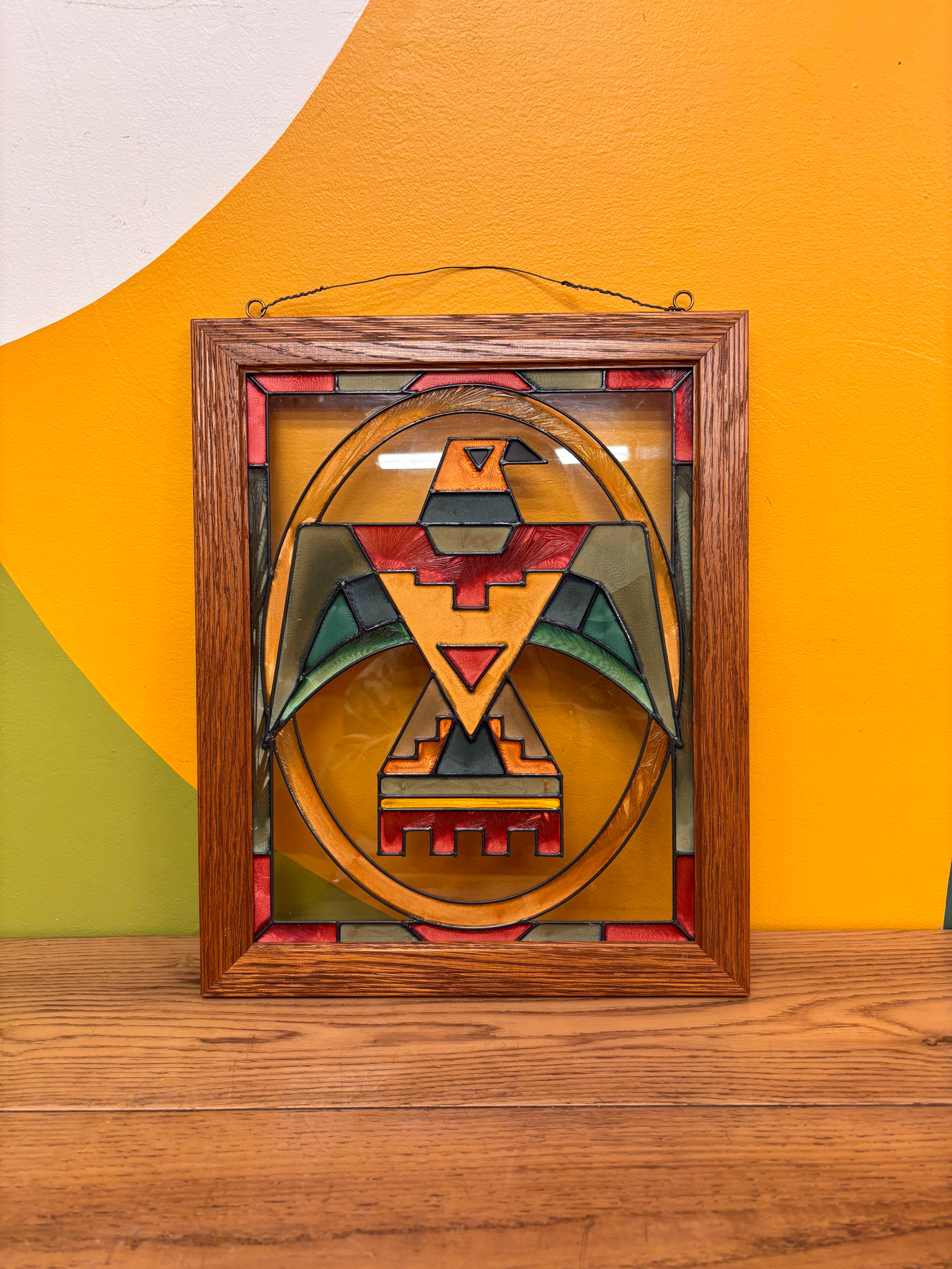 Thunderbird Glass Wall Art