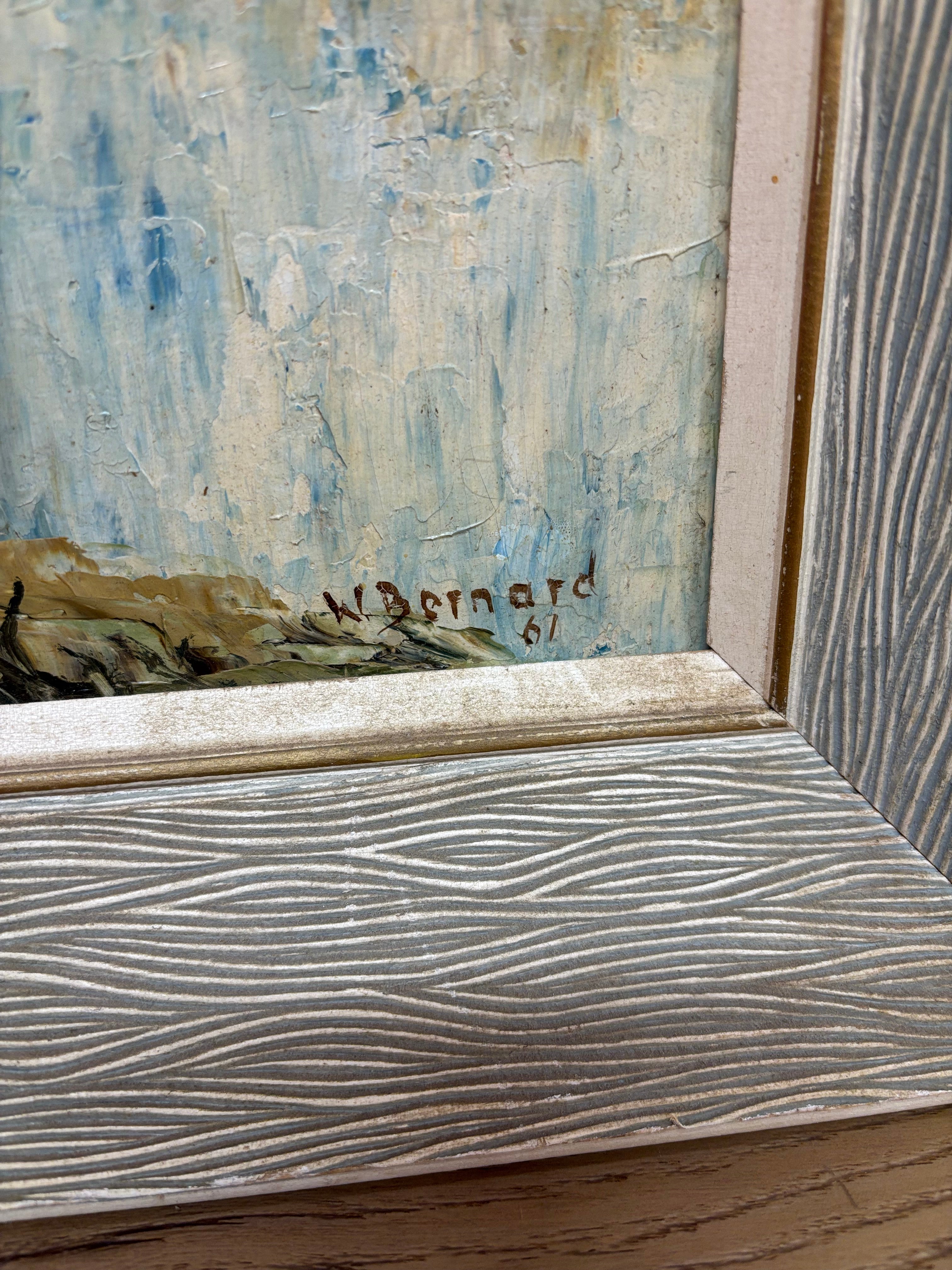 Framed Painting by W. Bernard