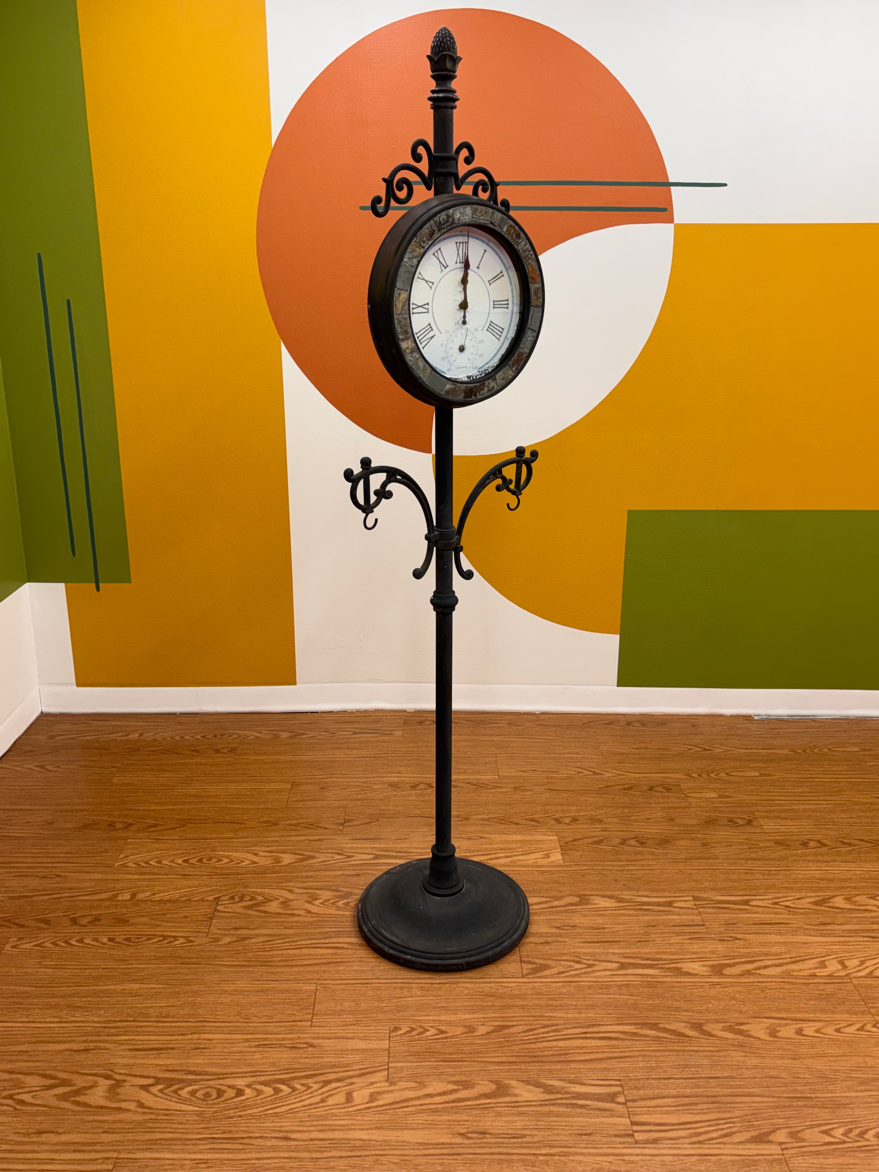 Cast Iron Floor Clock