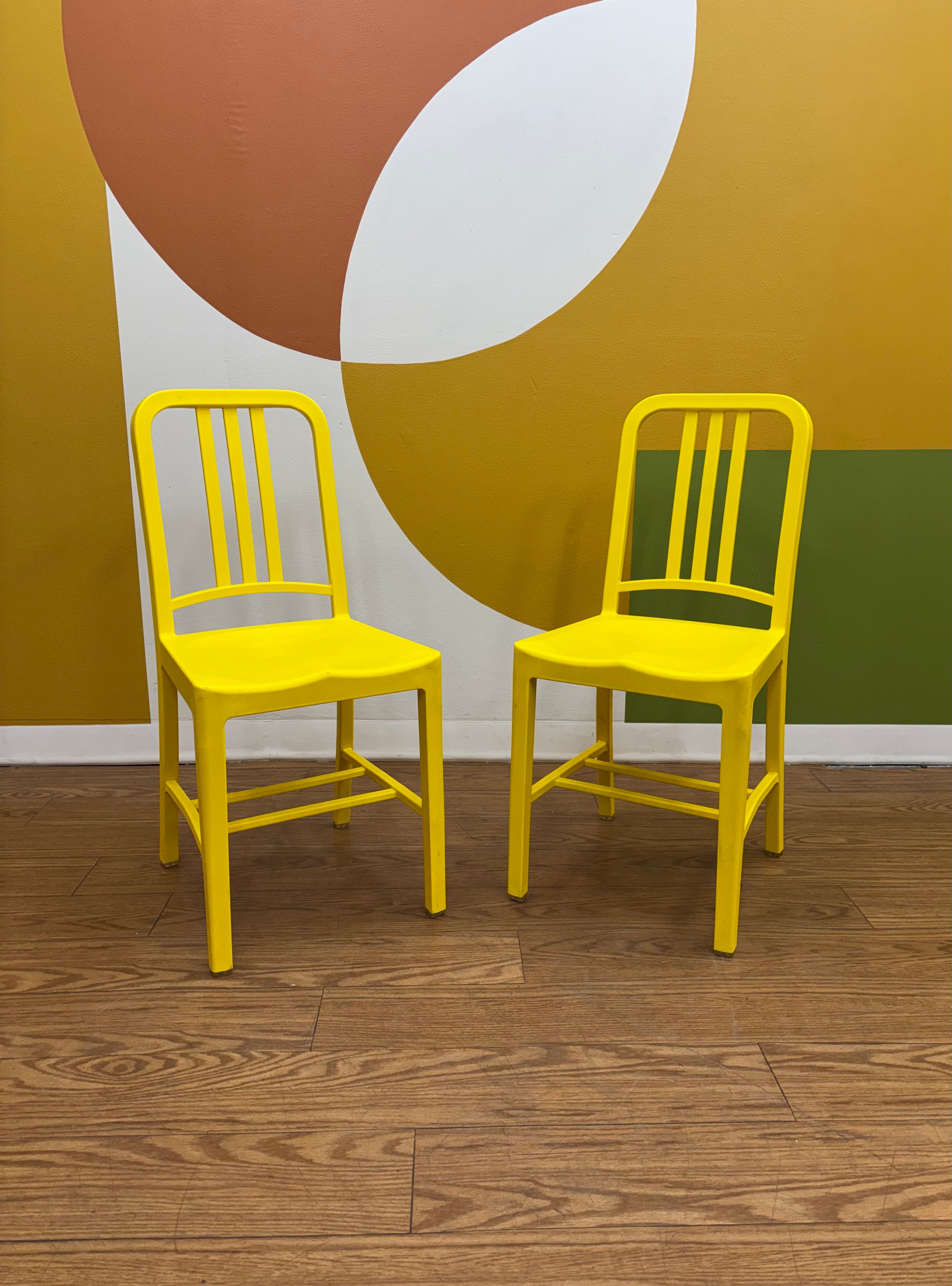 (2) Yellow Chairs