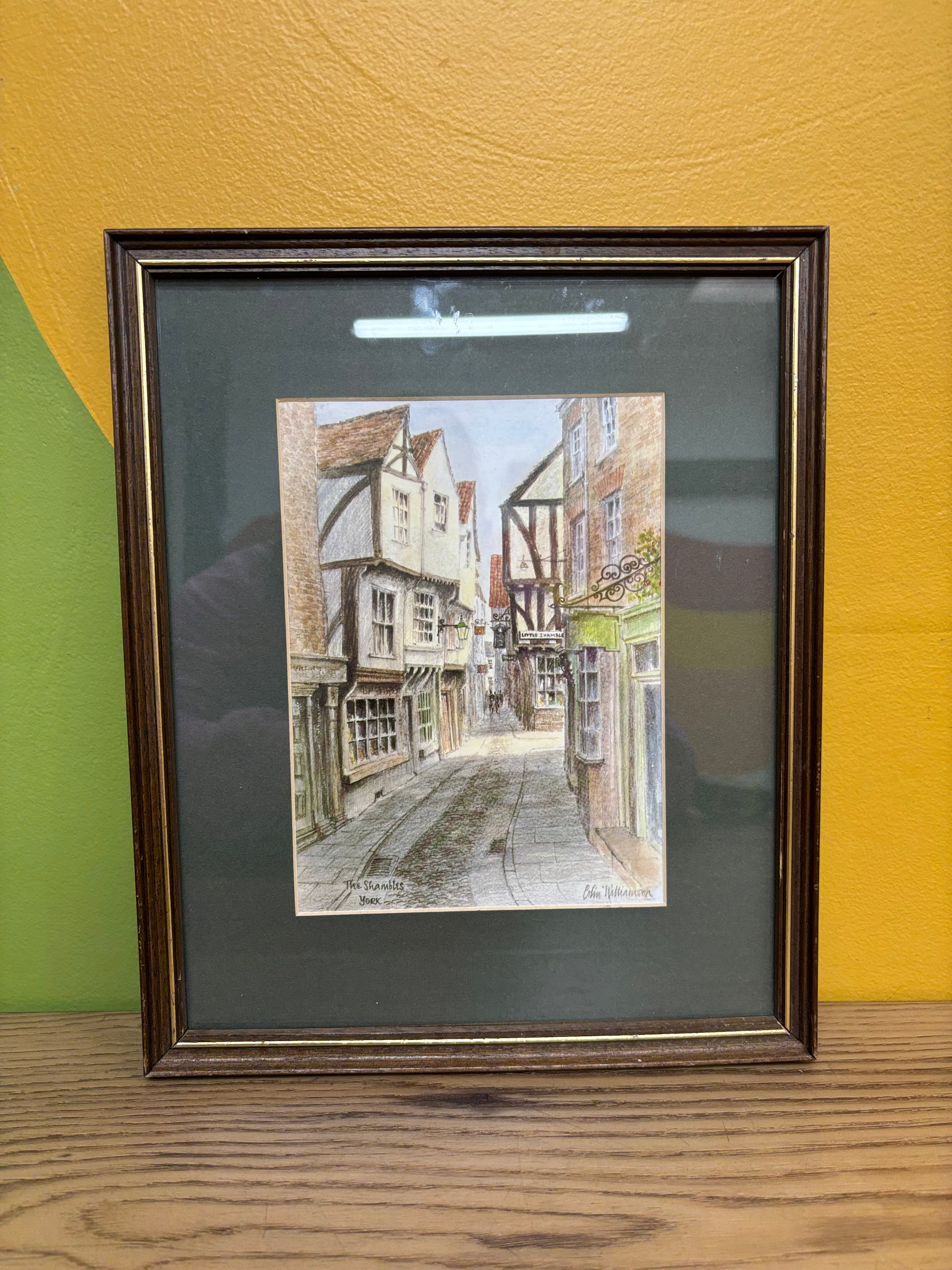 The Shambles York Print by Colin Williamson