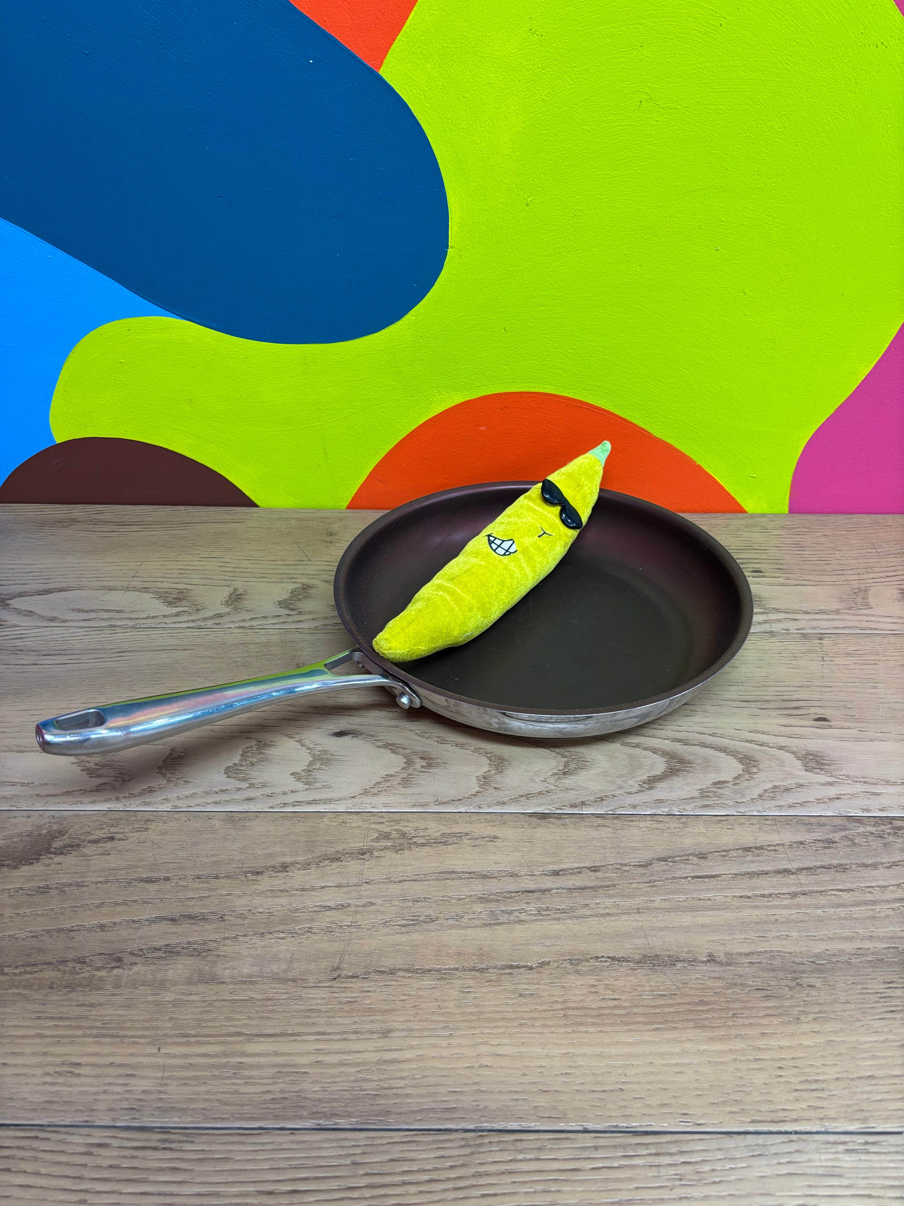 Burgundy Paderno Large Non Stick Frying Pan