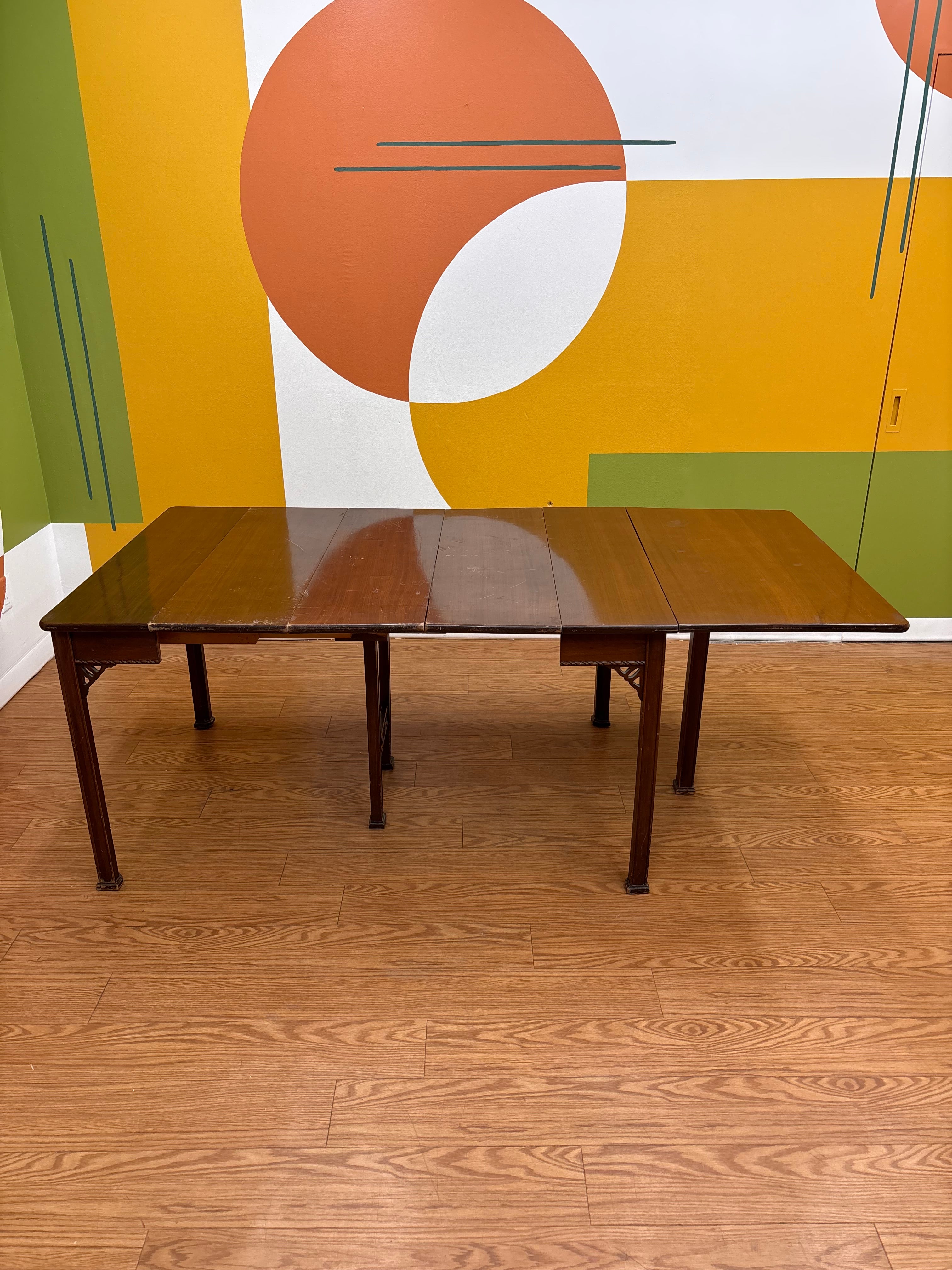 Wood Drop Leaf Dining Table
