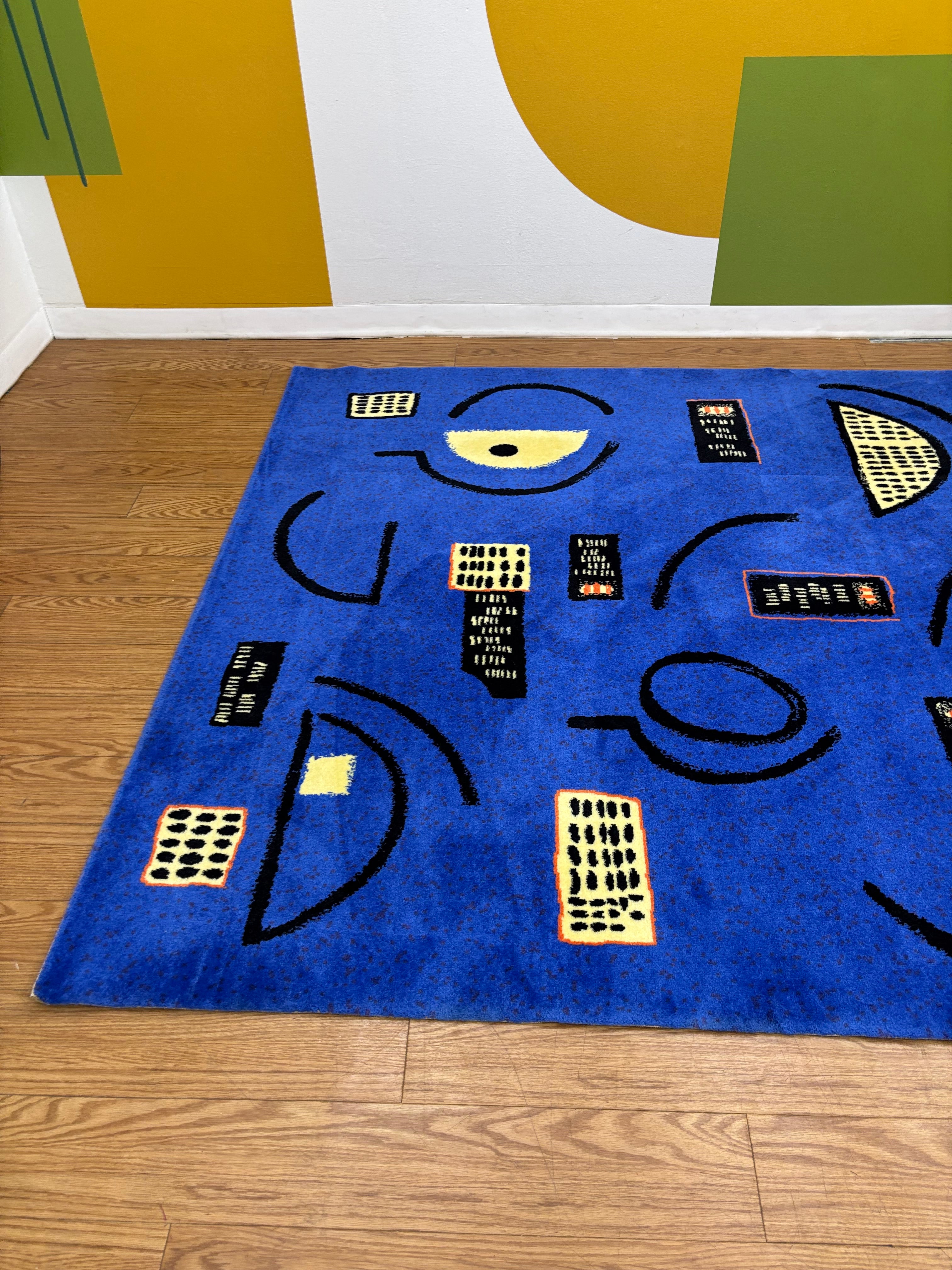 IKEA Lysbro Blue Rug