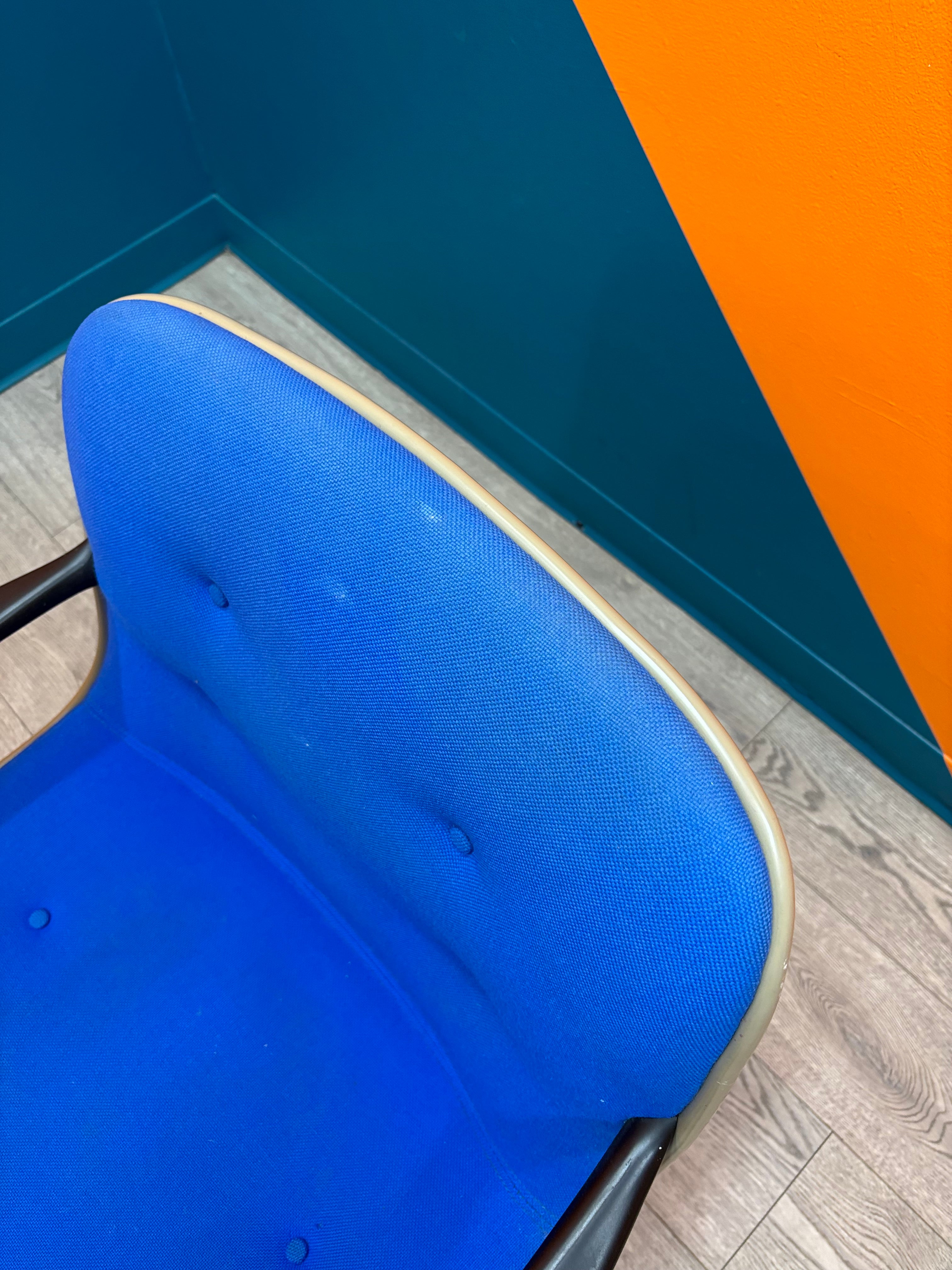 Blue Steelcase 451 Rolling Chair