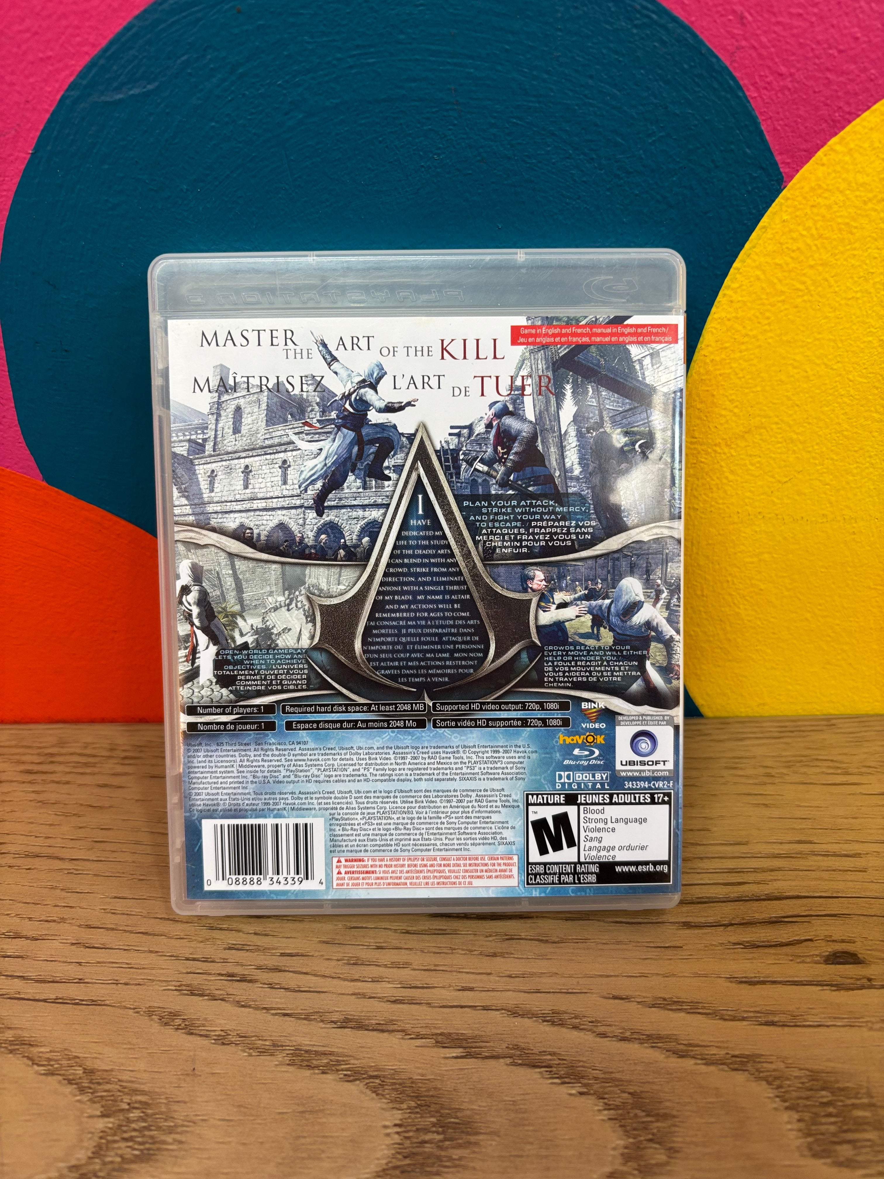 PlayStation 3 Game - Assassins Creed