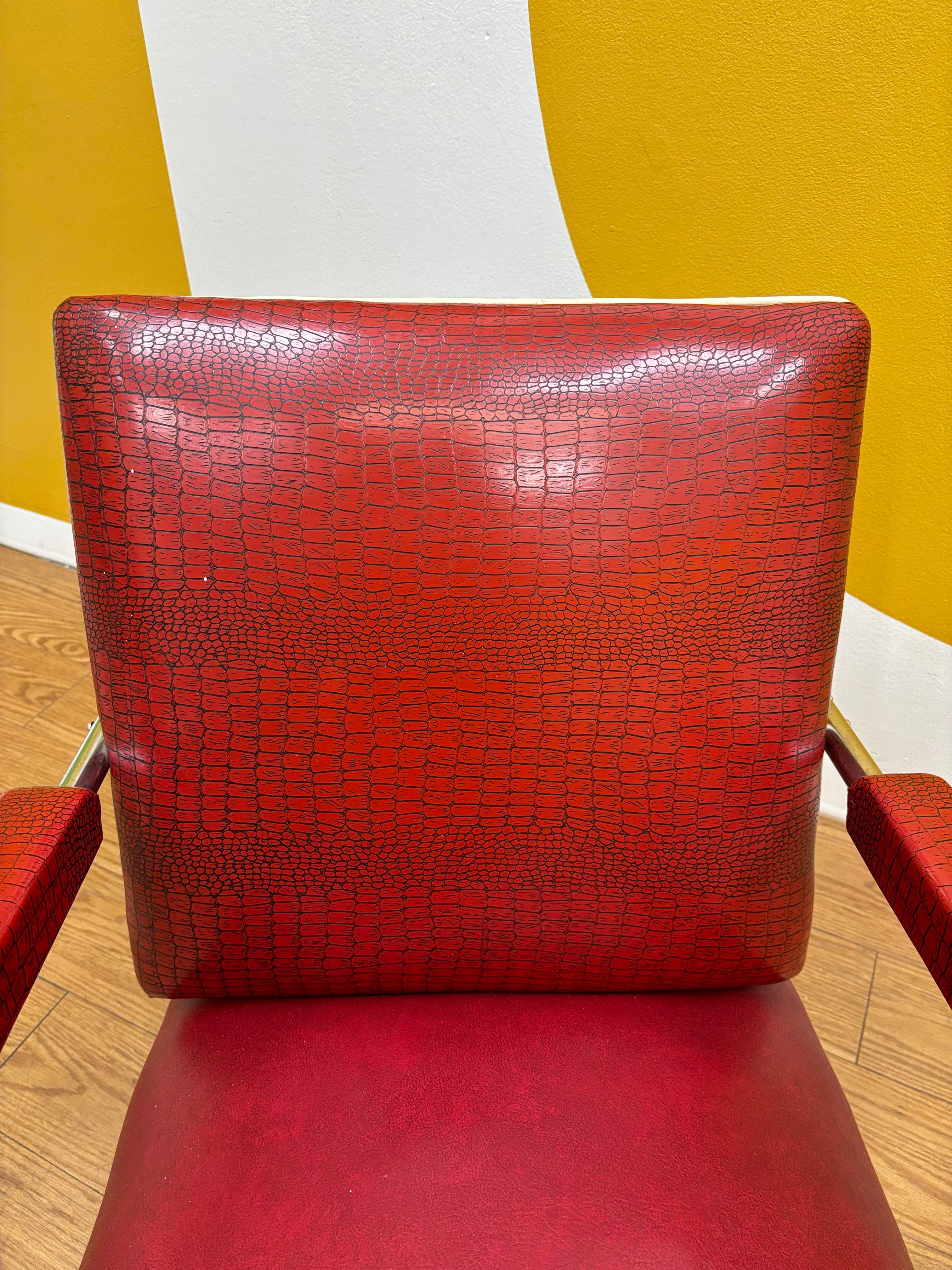 Red Lounger Chair