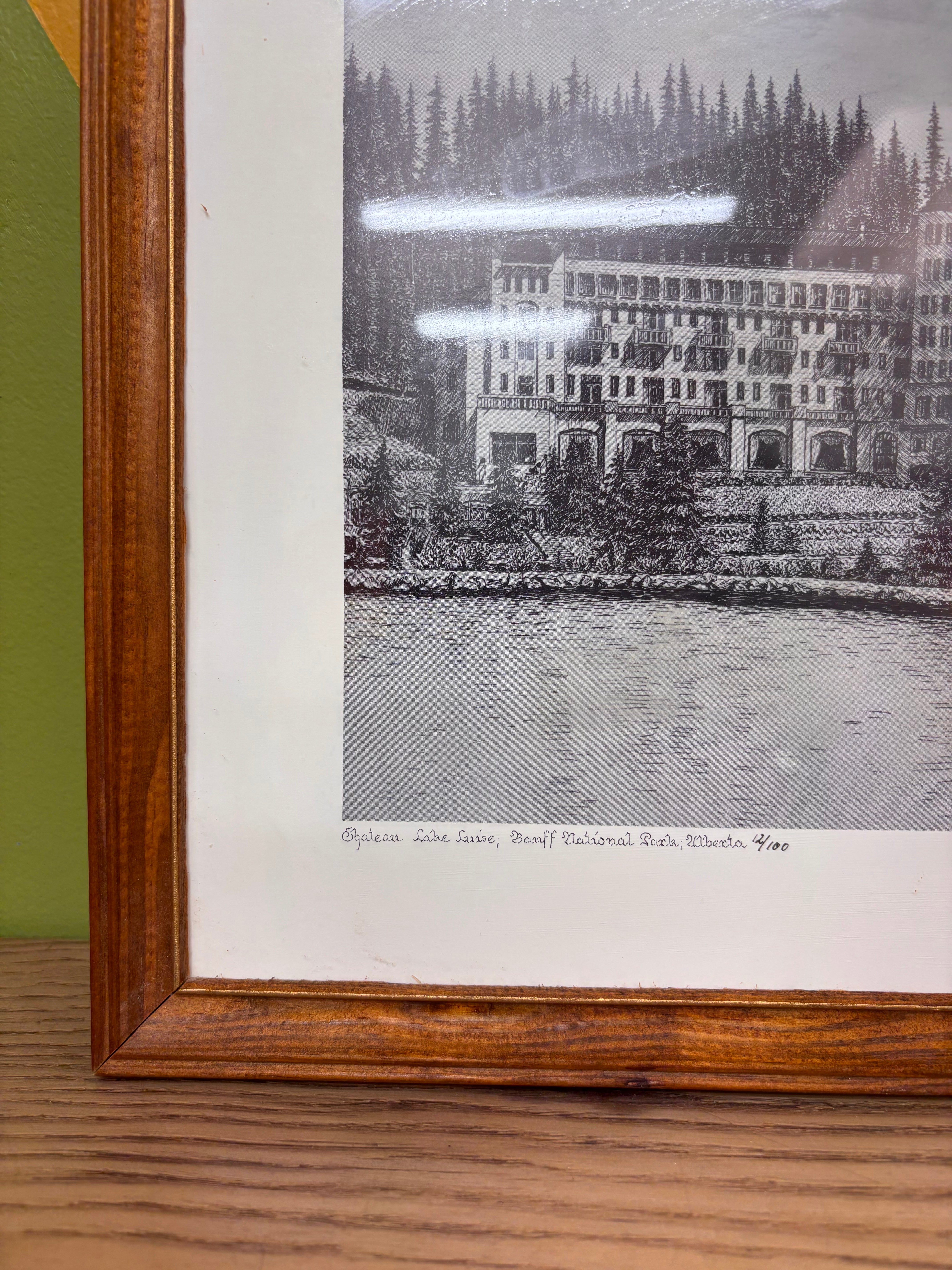 Framed Fairmont Chateau Lake Louise Print