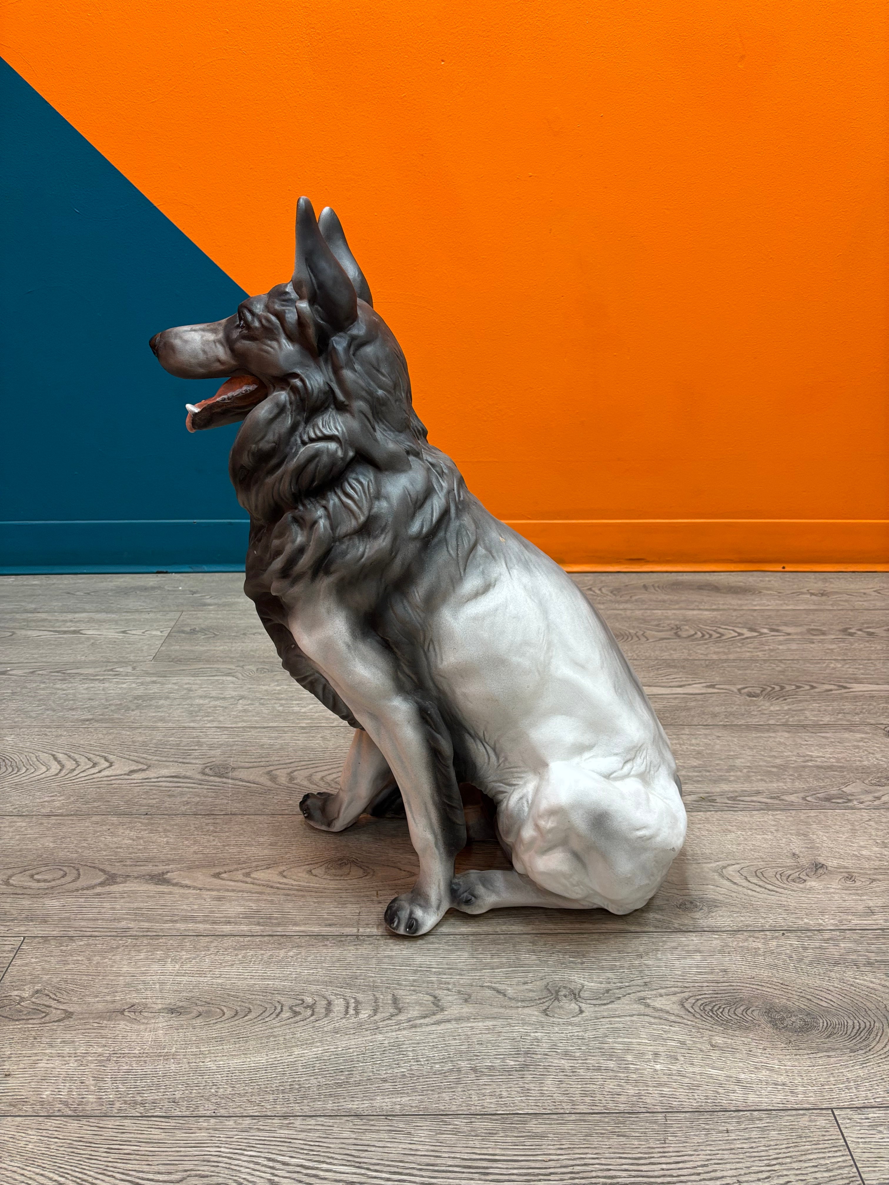 Ceramic Dog Statue