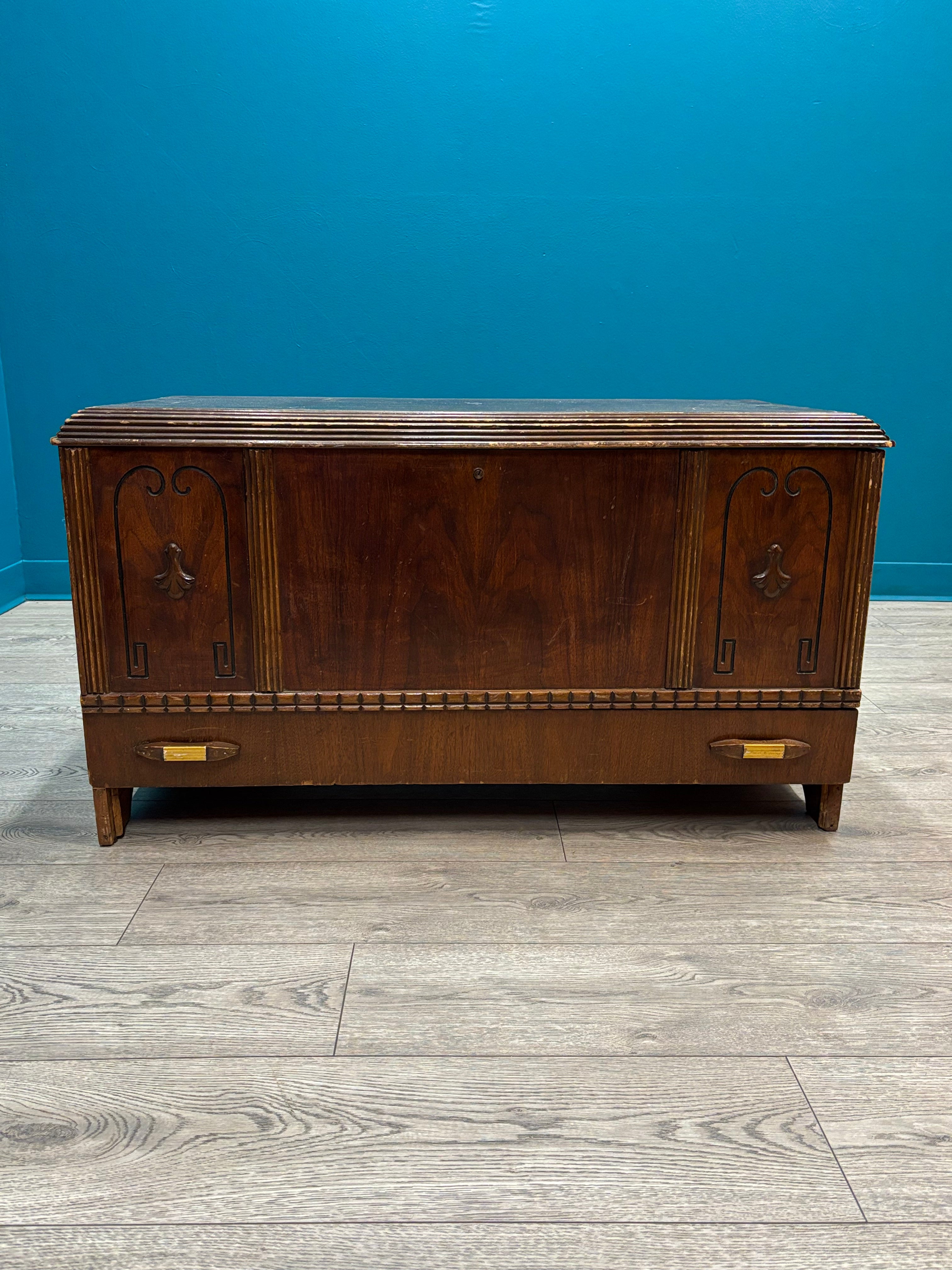 Honderich Cedar Chest with Bottom Drawer
