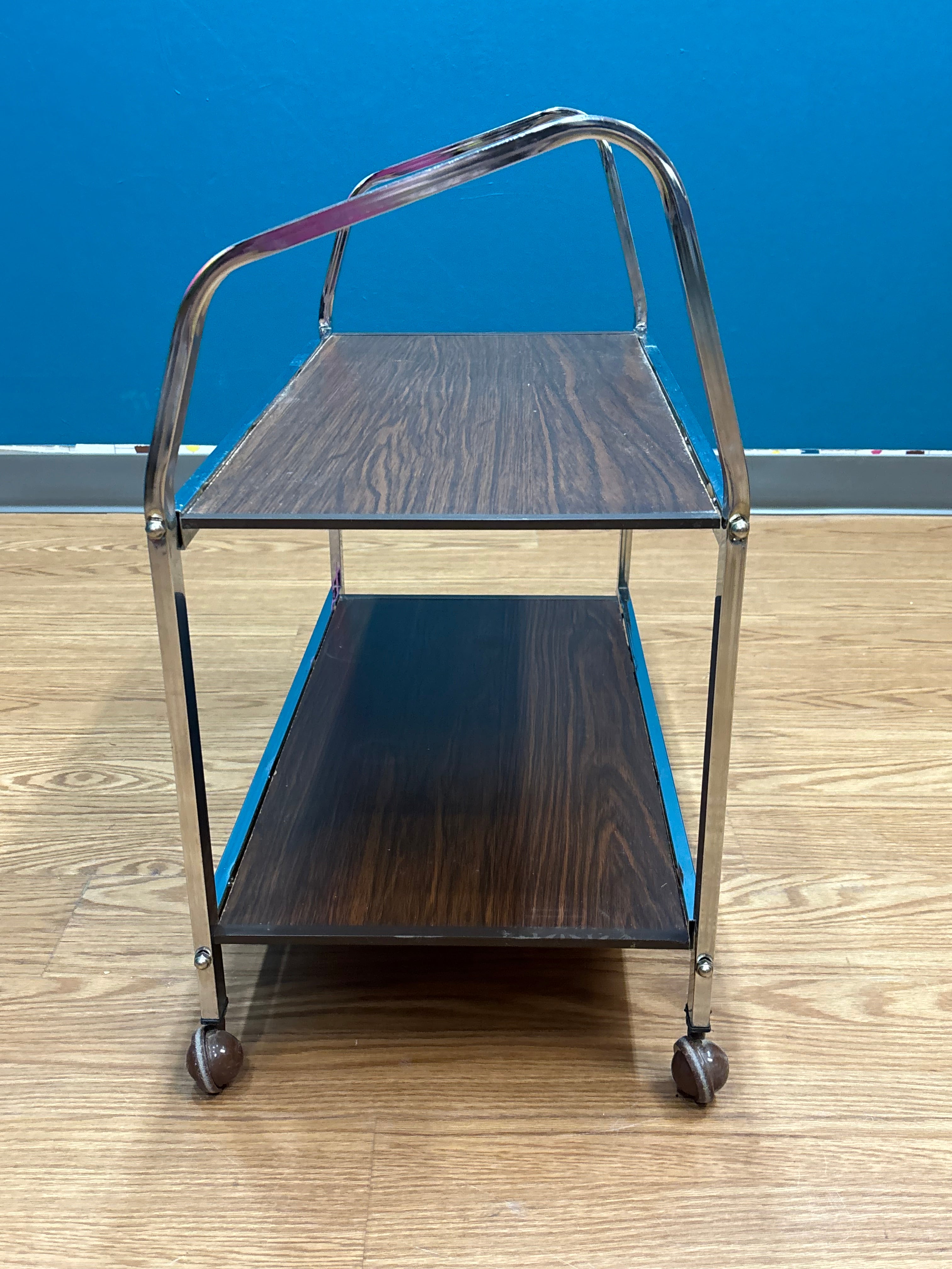 2 Tier Rolling Shoe Rack