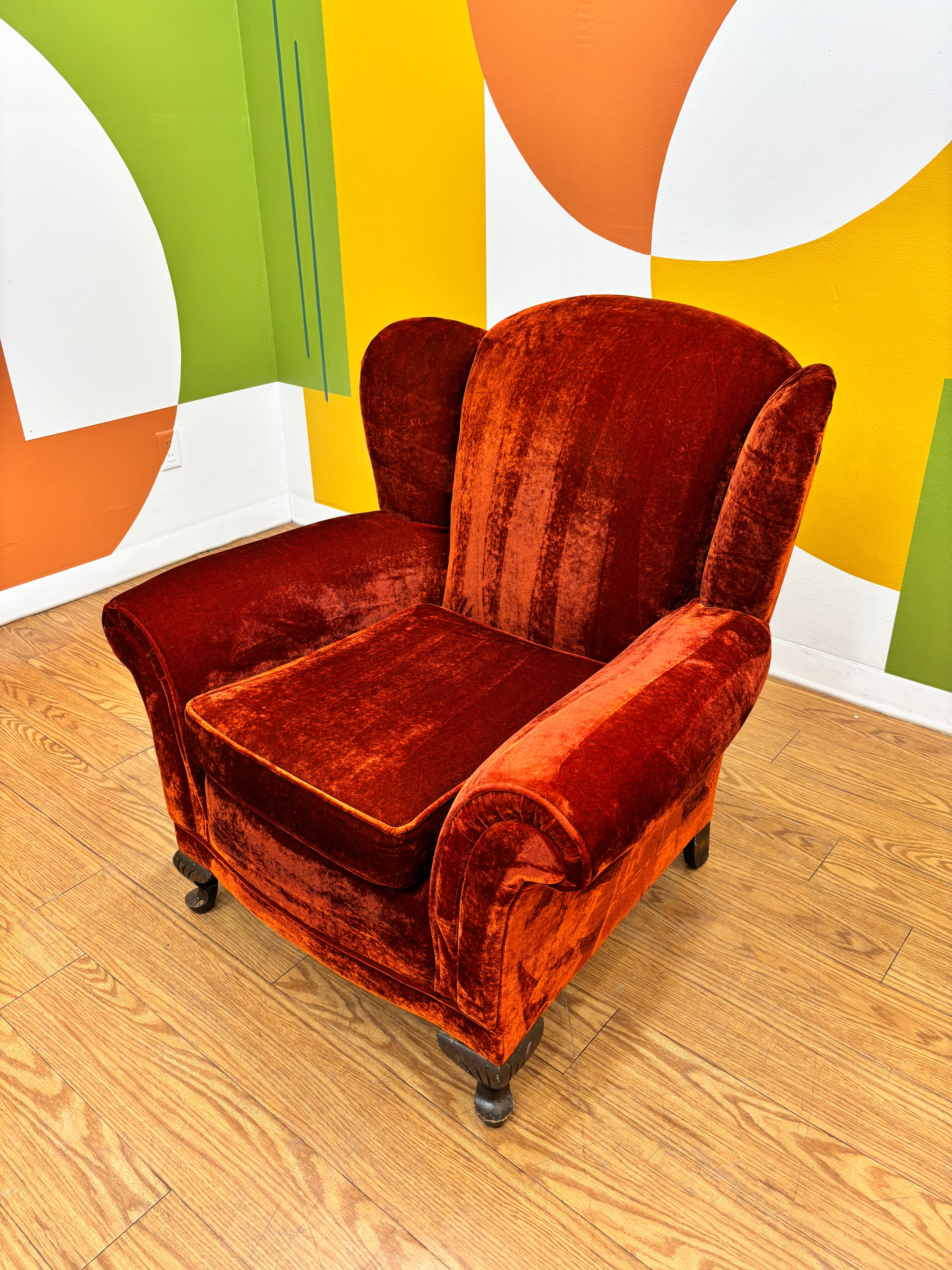 Orange Armchair