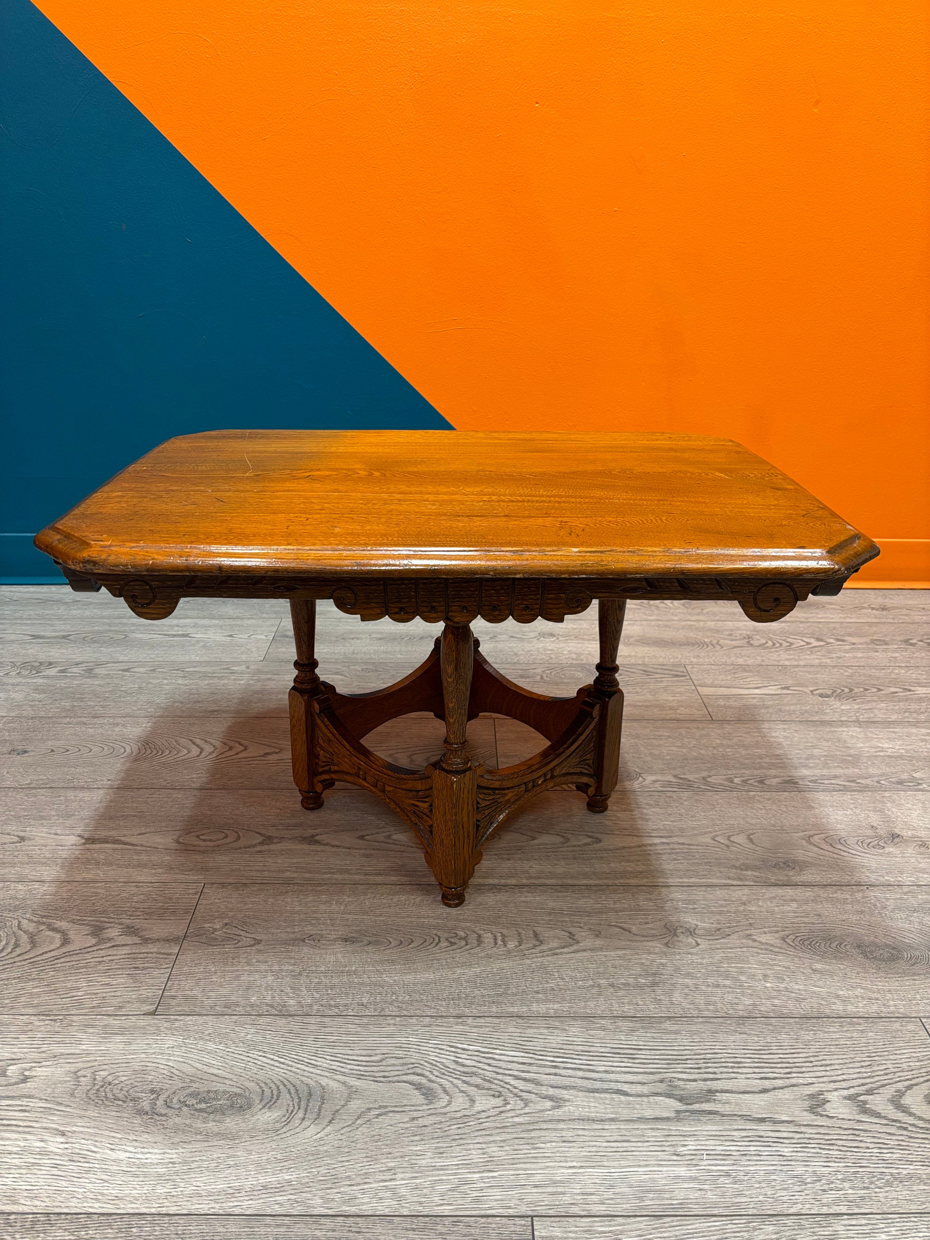 Wood Carved Table