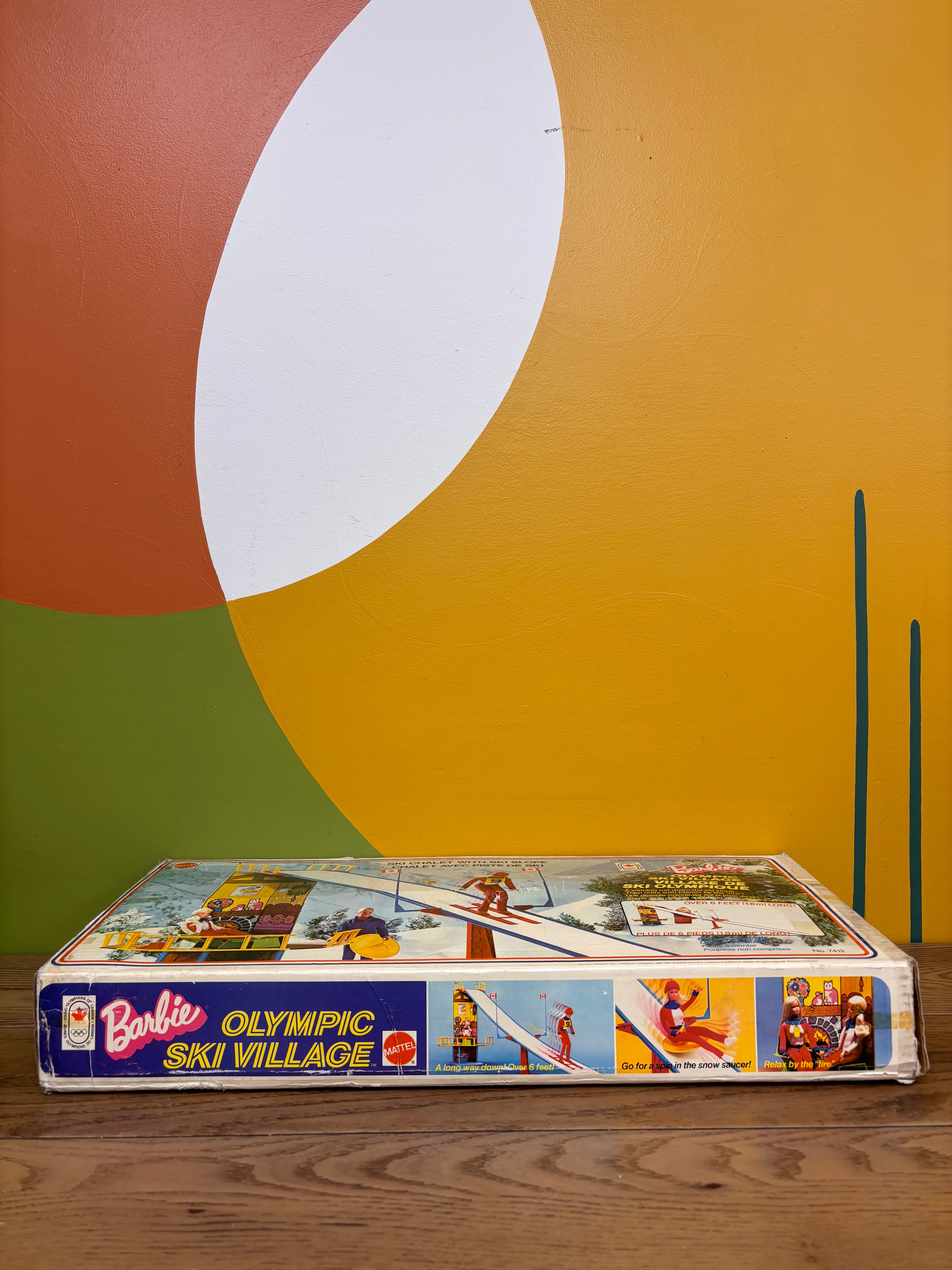 Mattel Barbie Olympic Ski Village Playset 1974