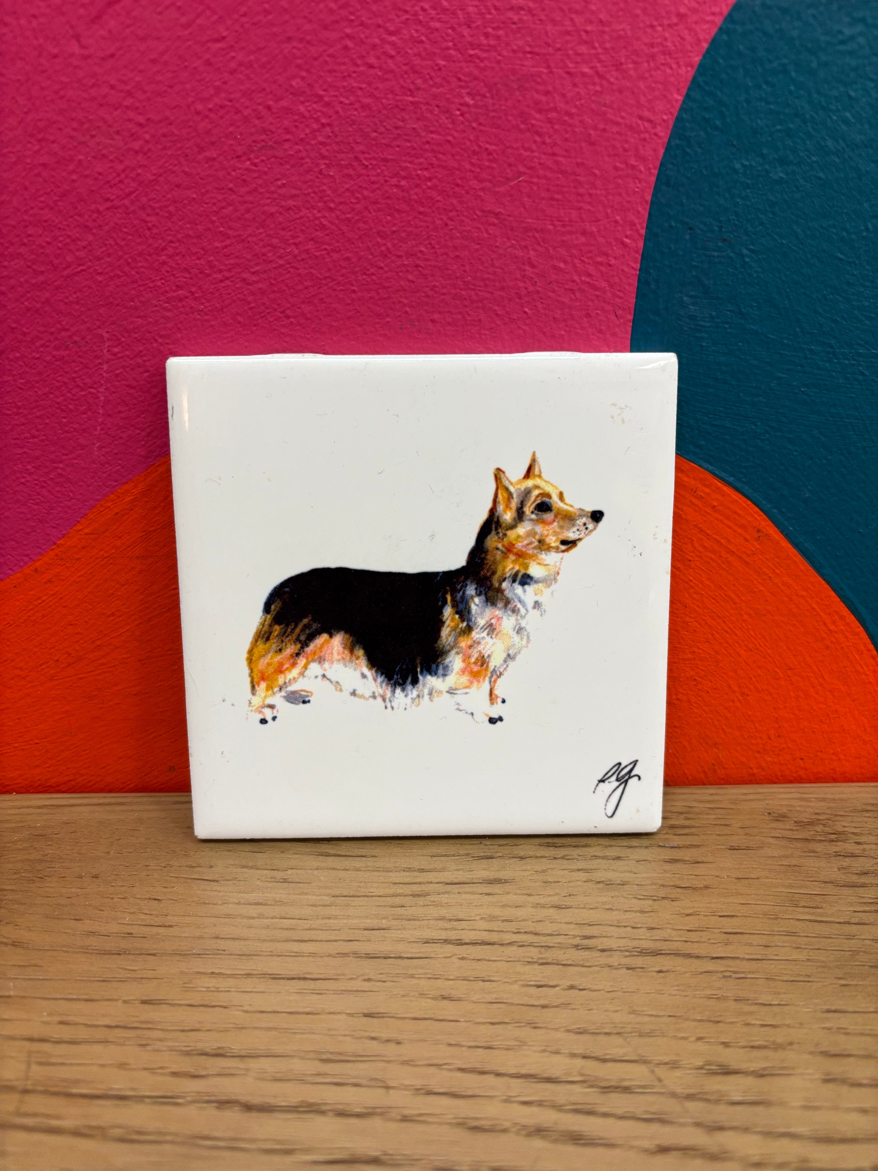 Small Corgi Tile