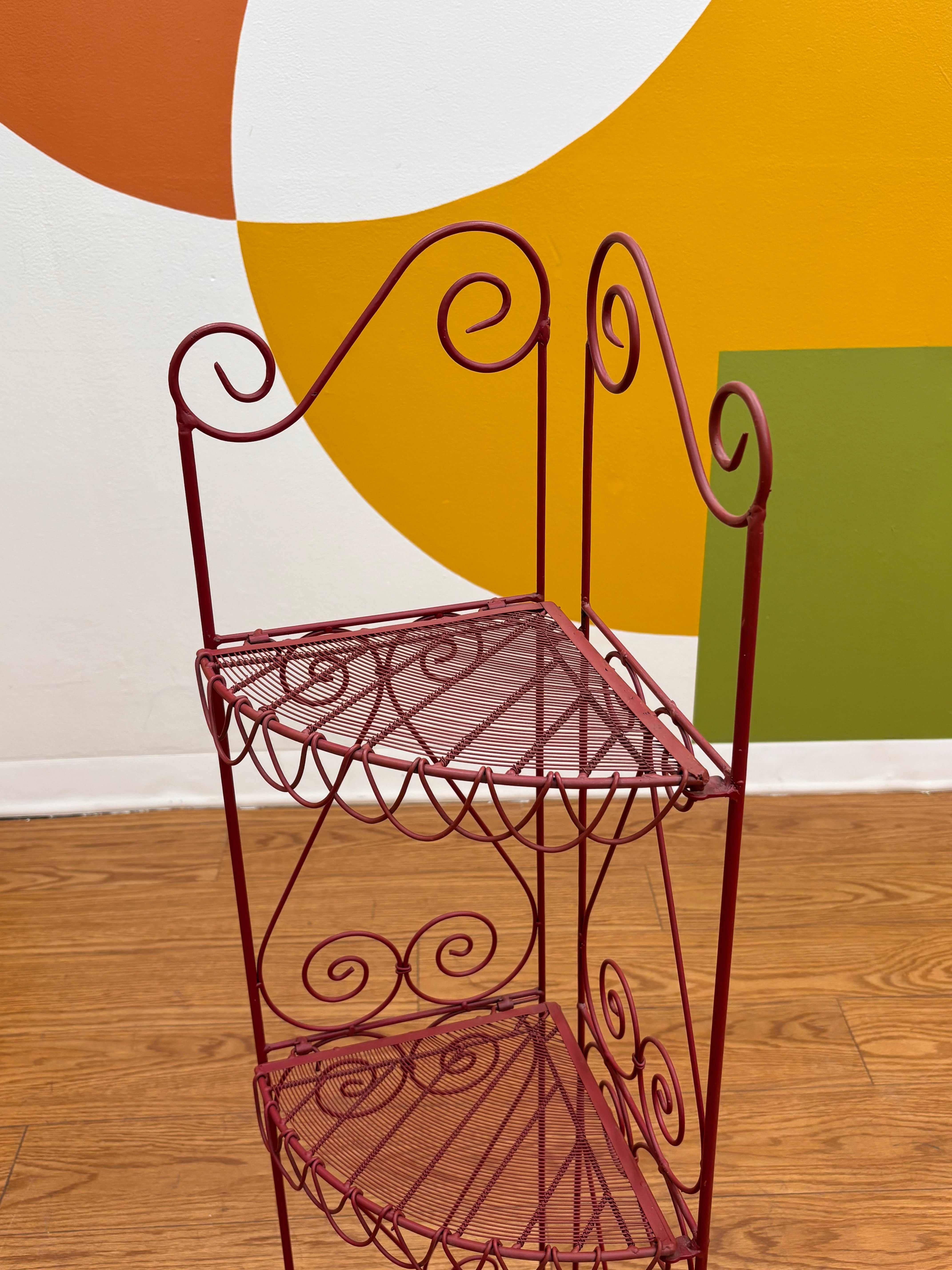 Metal Corner Shelf