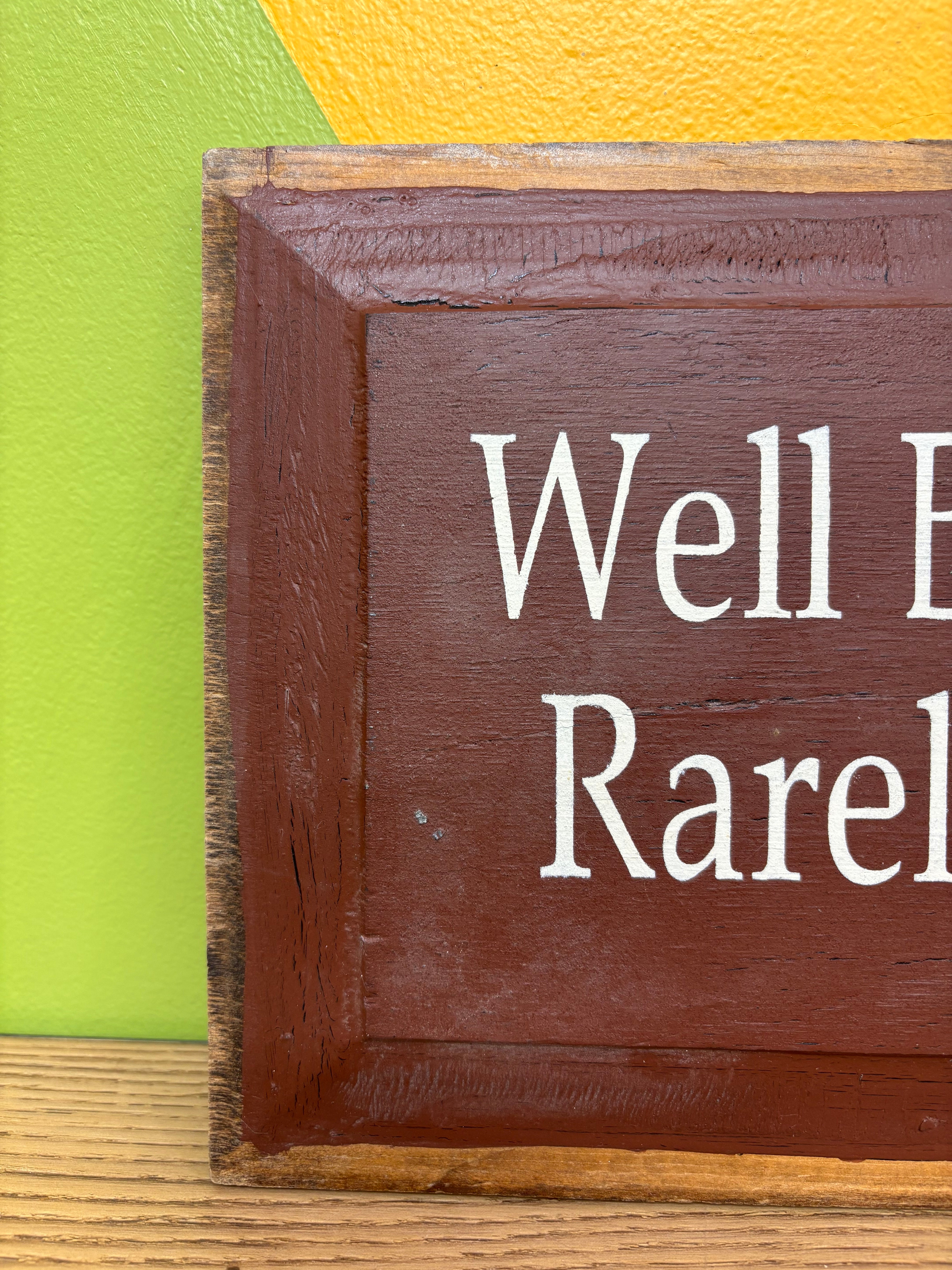 Wooden Sign