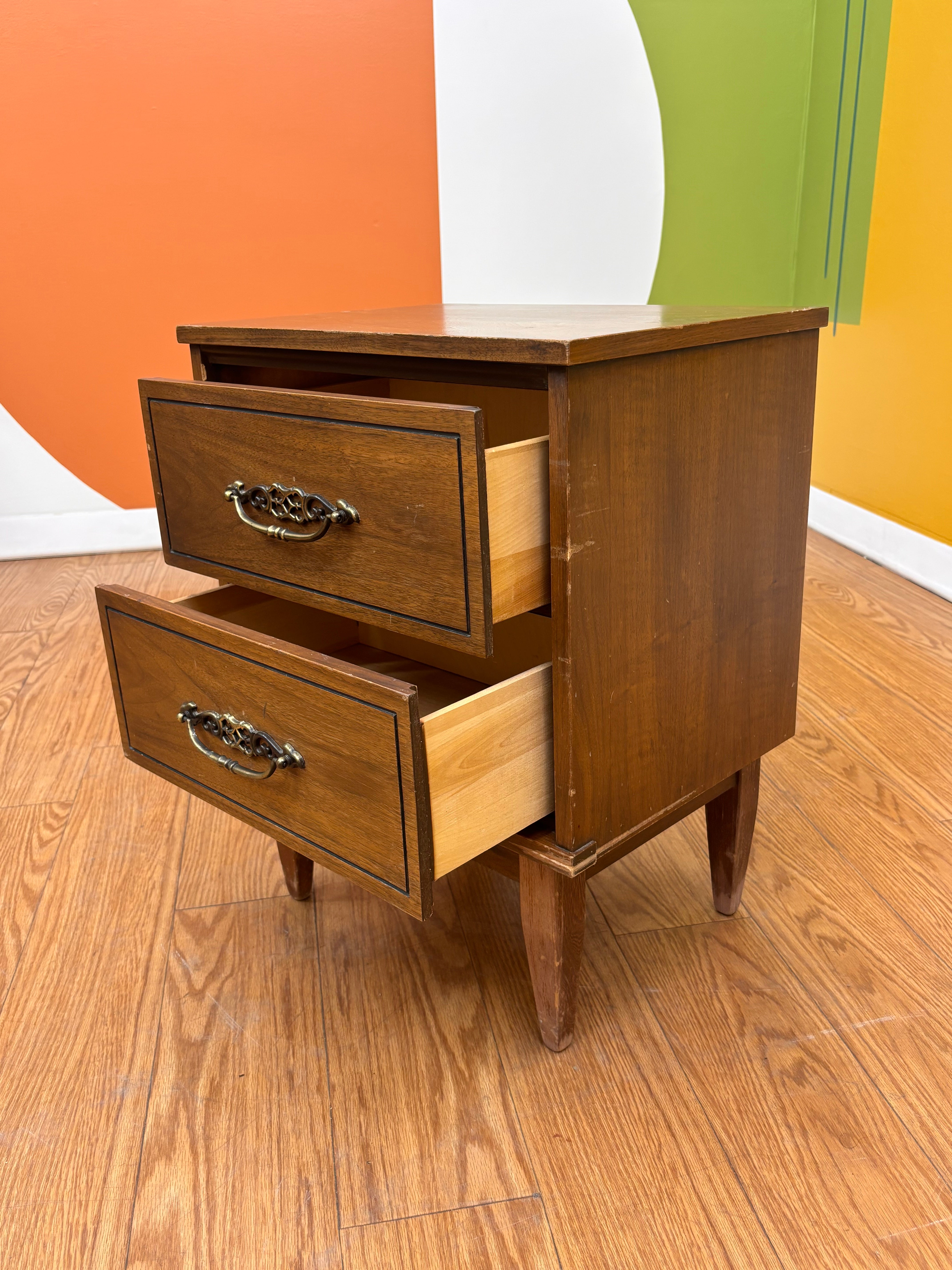 Wood Nightstand