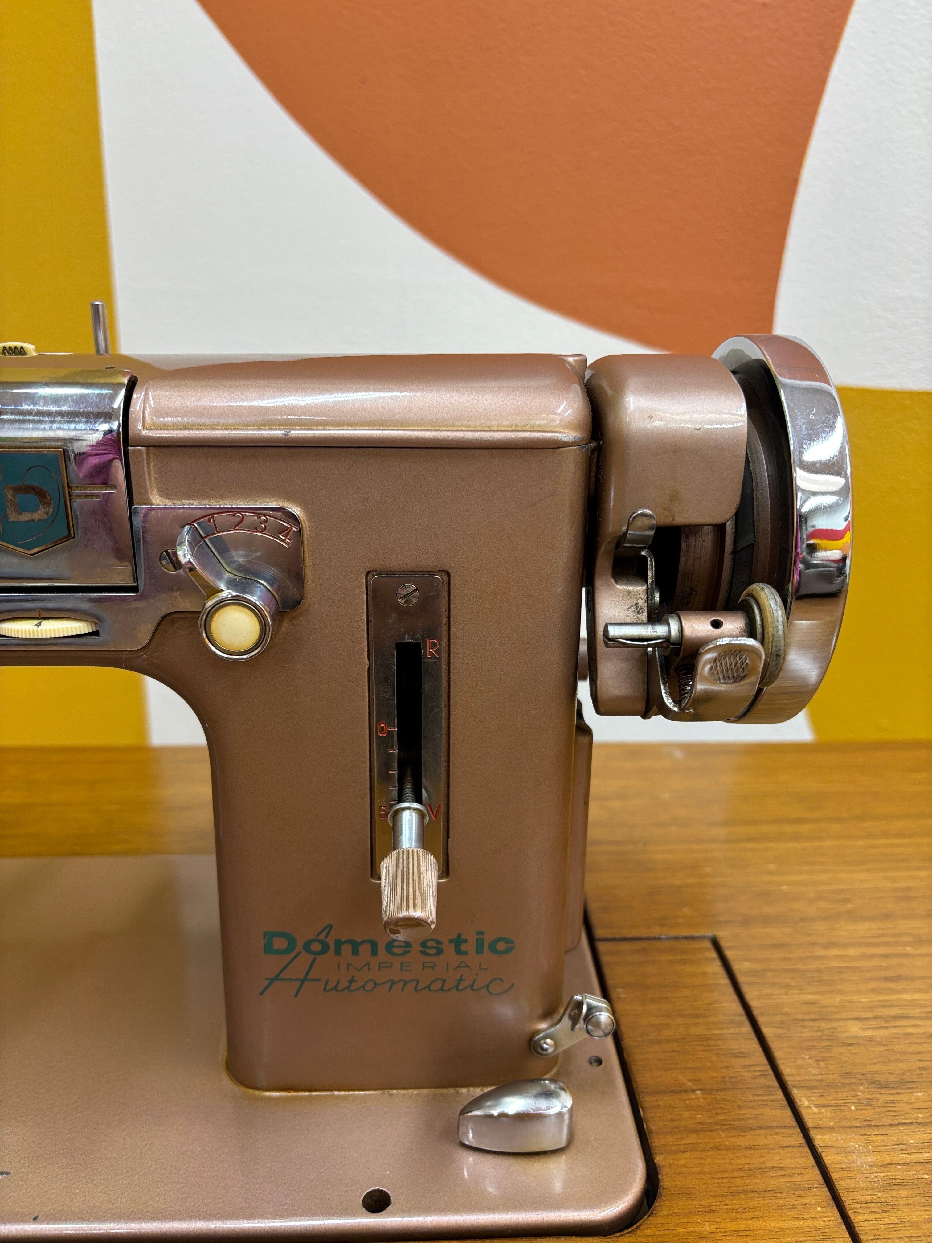 Domestic Imperial Automatic Sewing Machine Cabinet
