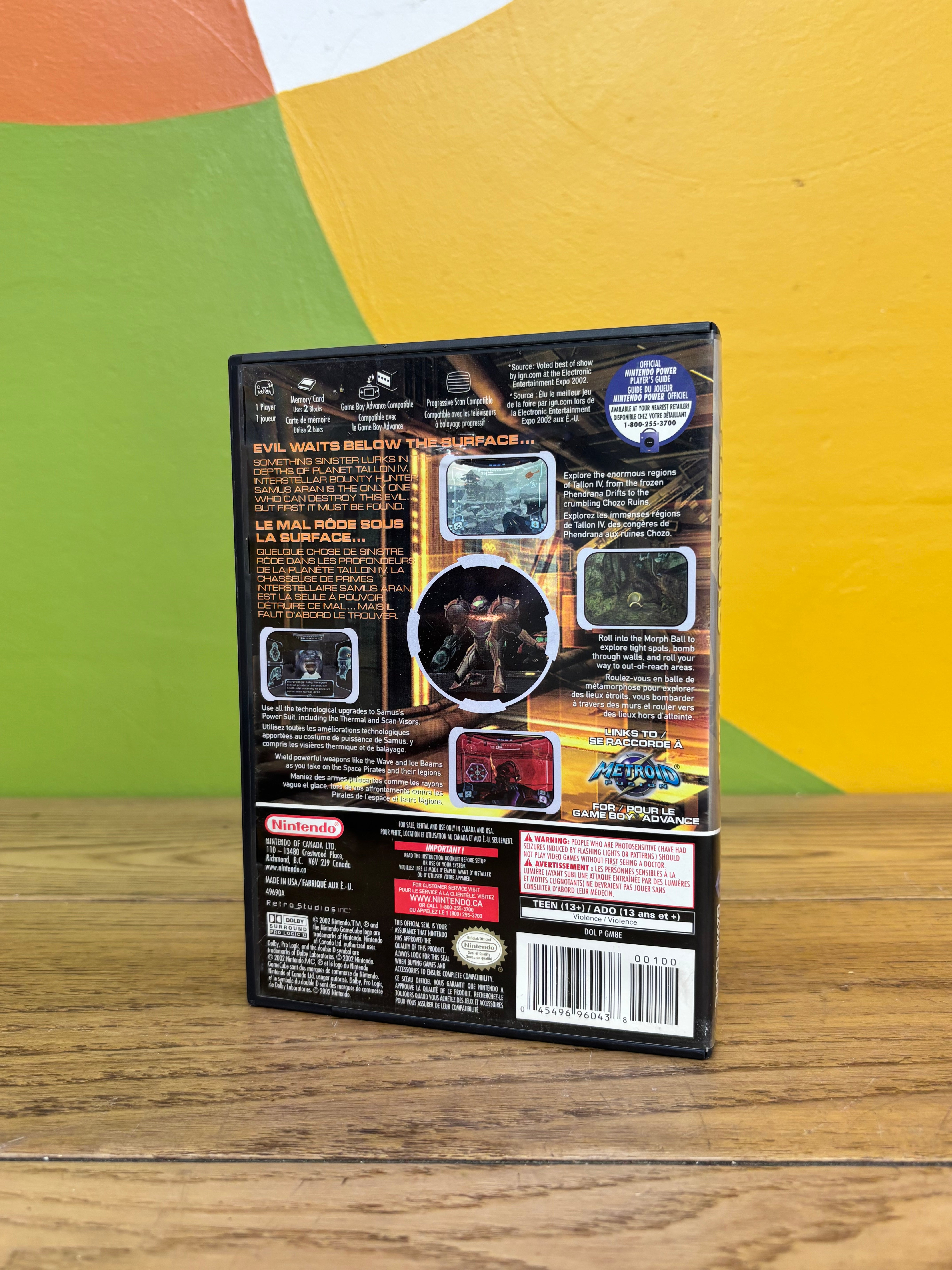 Metroid Prime Nintendo GameCube Game